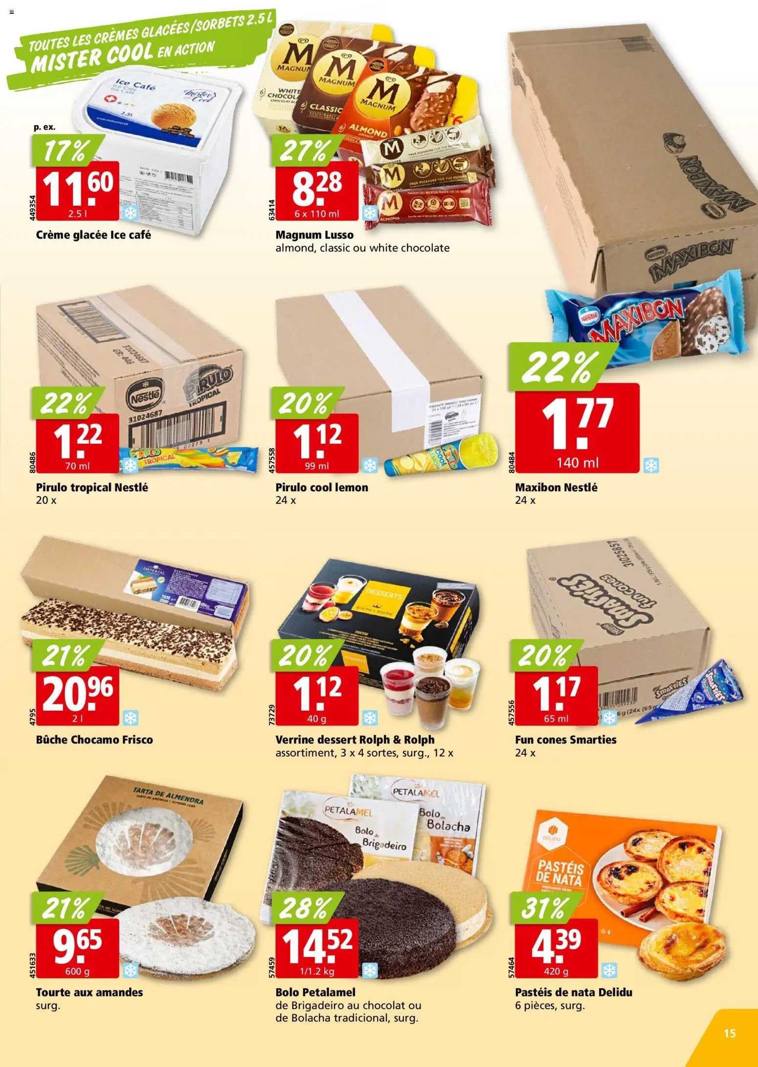 Aligro aktionen Chavannes, Matran, Genève, Sion – gültig ab 20.07.2026 | Seite: 15 | Produkte: En Kommode, Creme