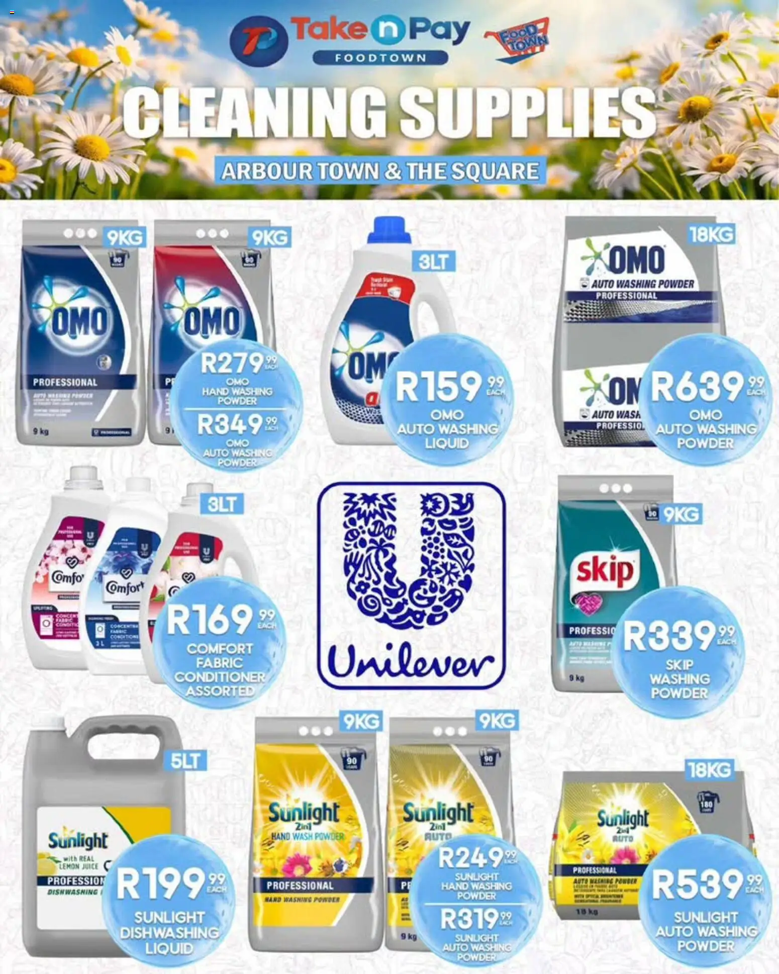 New Take n Pay catalogue – valid from 13/07/2026 | Page: 15 | Products: Powder, Conditioner, Washing powder, Lemon