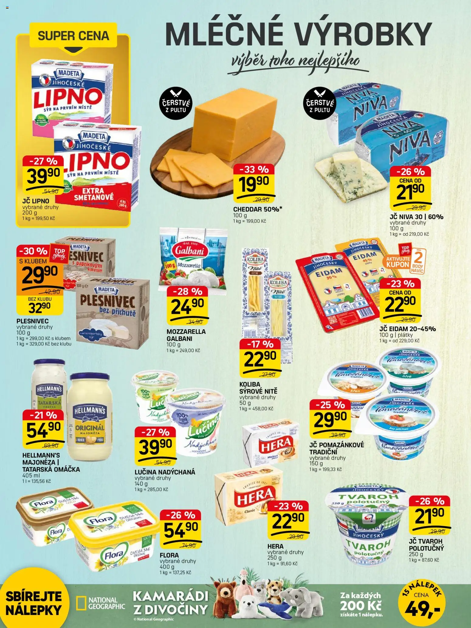 Flop leták - FlopTop od 14.10.2026 | Strana: 4 | Produkty: Lučina, Omega, Mozzarella, Flora
