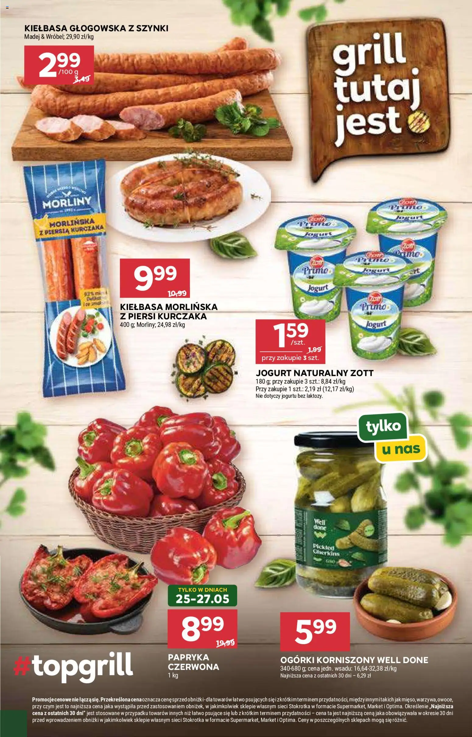 Stokrotka gazetka od 21.05.2026 | Strona: 20 | Produkty: Kiełbasa, Grill, Papryka, Papryka czerwona
