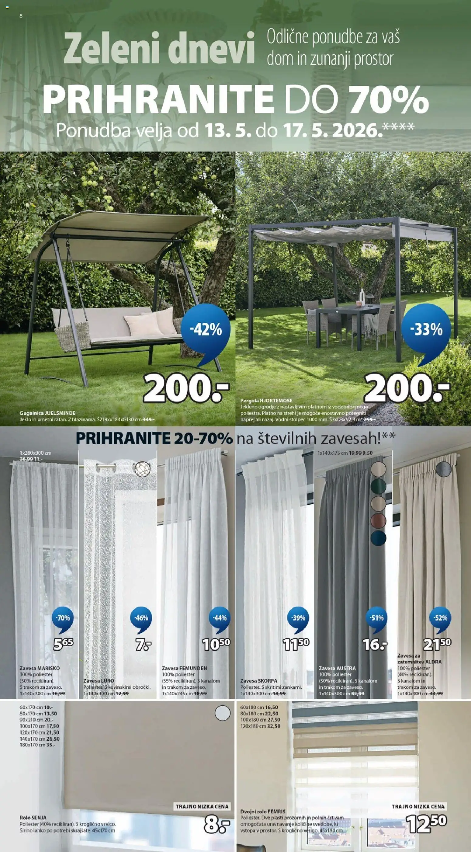 Novi JYSK katalog ponudbe – veljaven od 13.05.2026 | Stran: 8