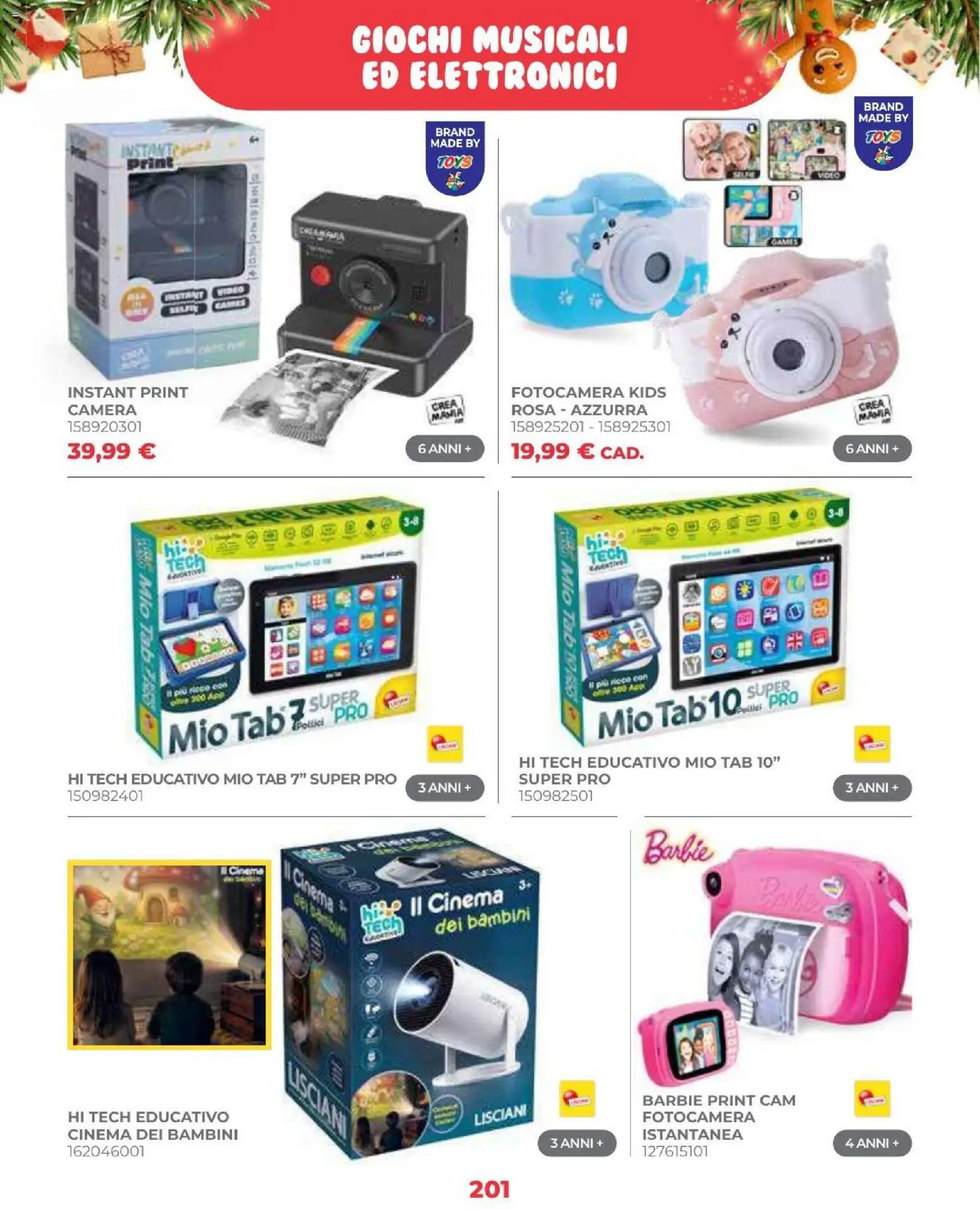 Volantino Toys Center del 16/10/2026 | Pagina: 203 | Prodotti: Fotocamera