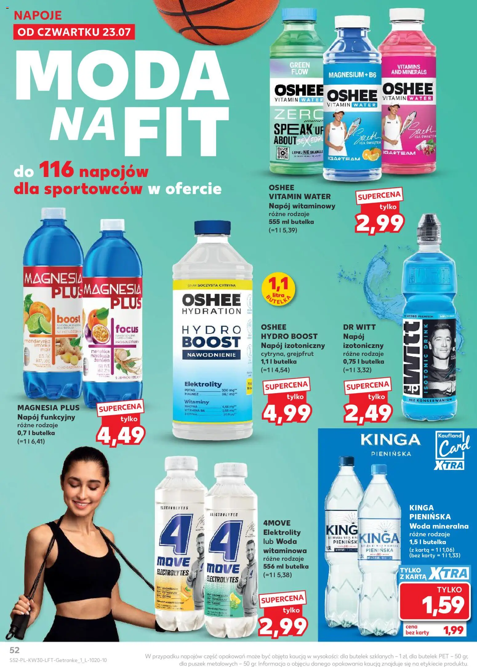 Kaufland Polsko leták od 23.07.2026 | Strana: 52 | Produkty: Magnesia, Karty, Marakuja