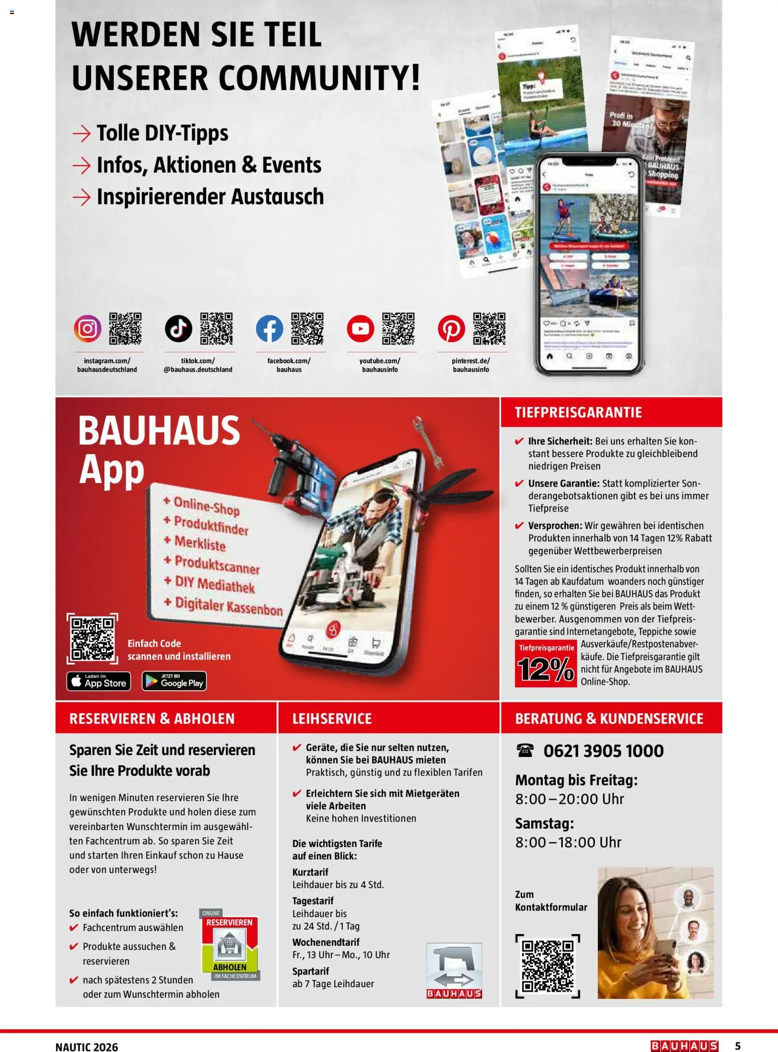 Bauhaus Nautic gültig ab 01.01.2026 | Seite: 5 | Produkte: Uhr
