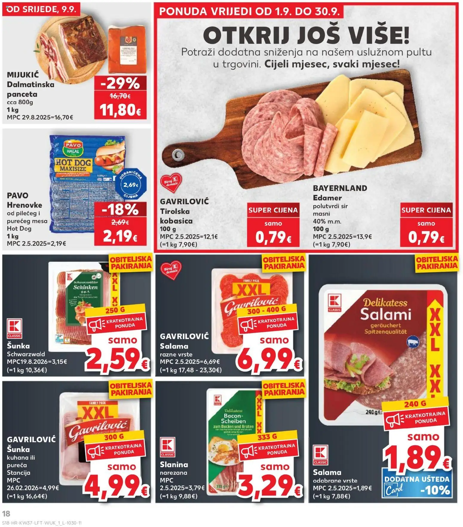 Kaufland katalog | vrijedi od 09.09.2026 | Stranica: 18