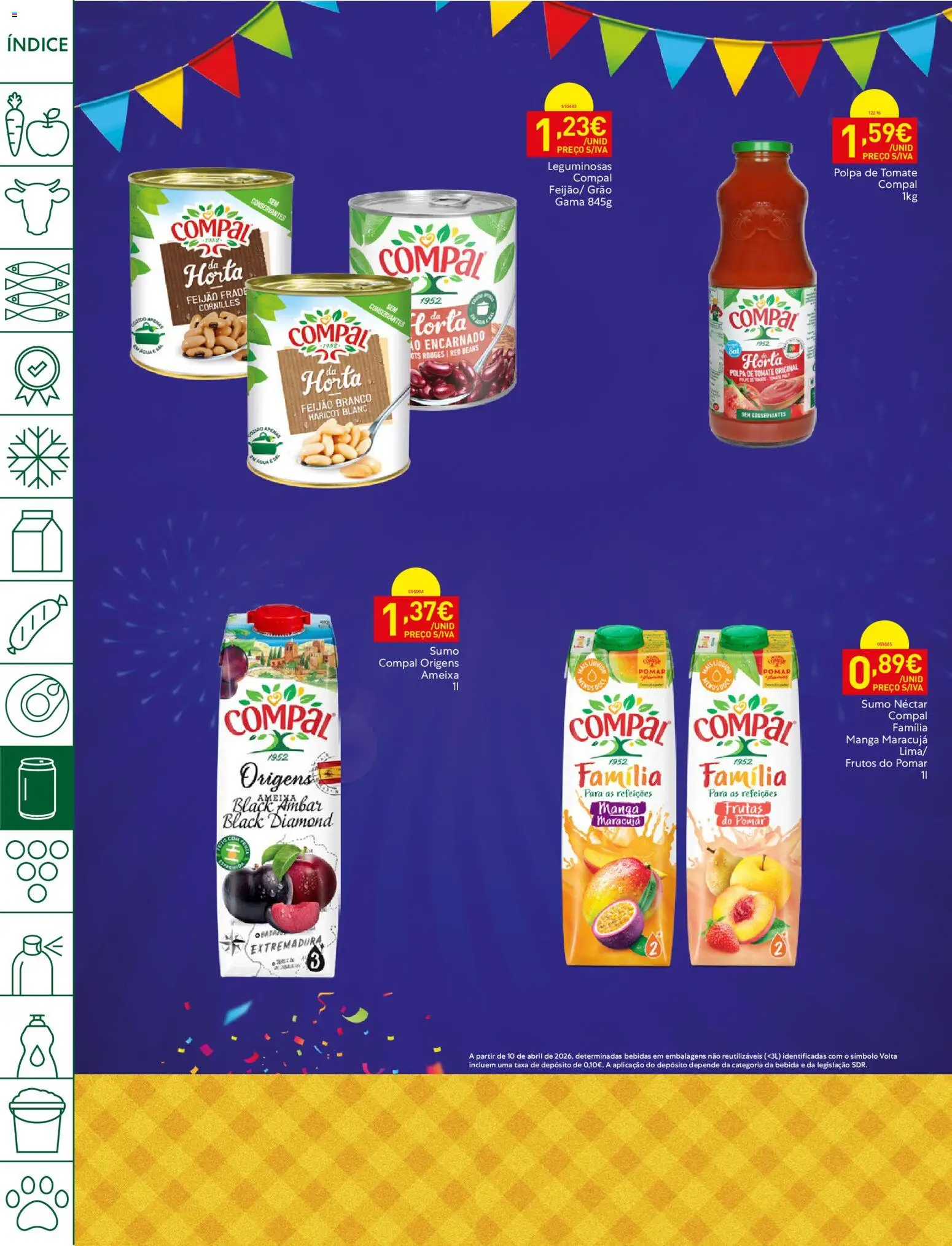 Recheio folheto Madeira │ válido de 18/08/2026 | Página: 22 | Produtos: Leguminosas, Bebidas, Tomate, Feijão