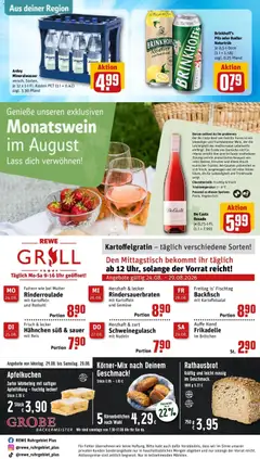 Rewe Prospekt Dortmund ab 24.08.2026 gültig | Seite: 26 | Produkte: Pils, Mineralwasser, Radler, Uhr