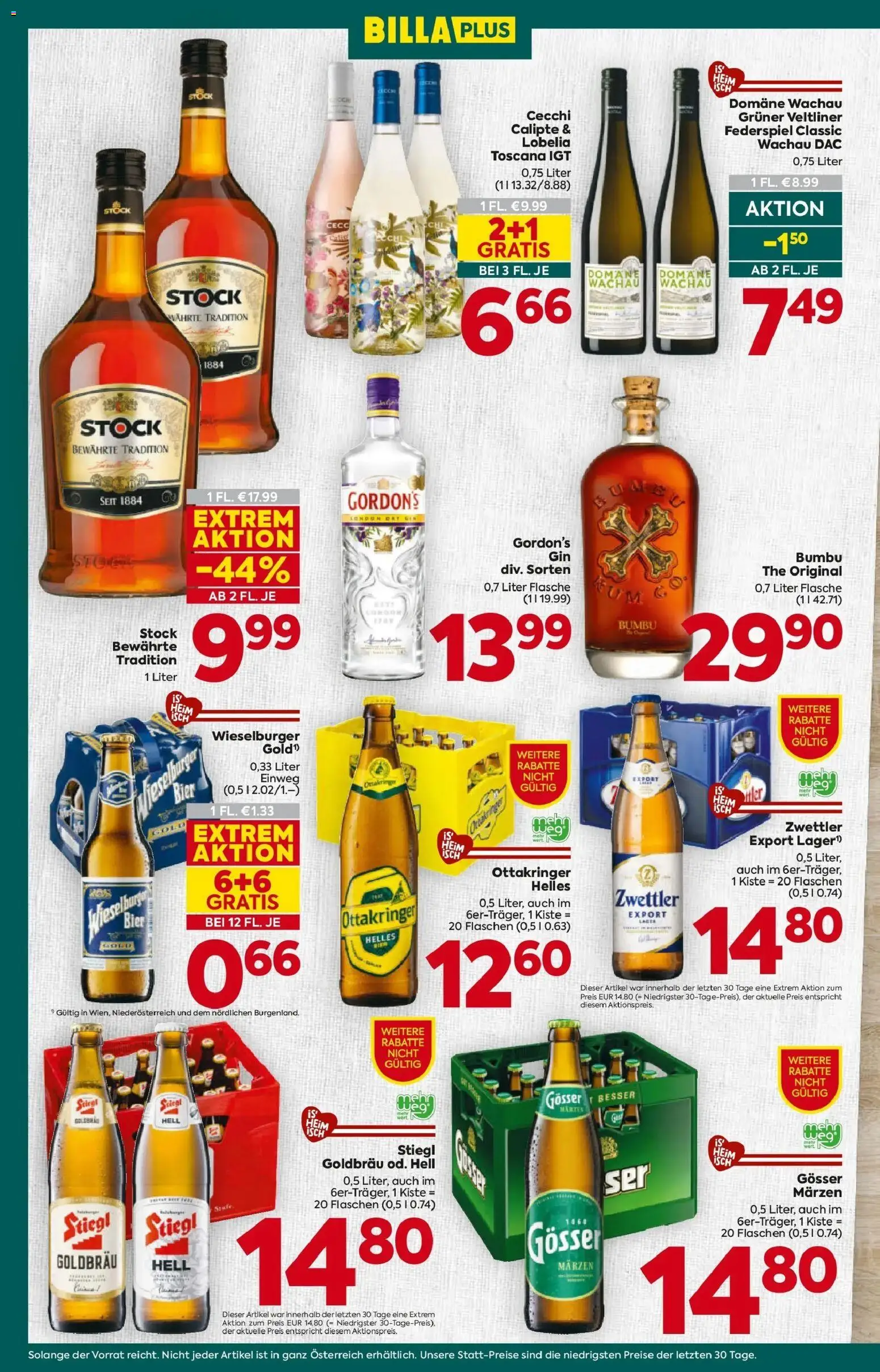 Billa Plus Flugblatt - Wien von 06.08.2026 - Aktuelle Angebote | Seite: 14 | Produkte: Bier