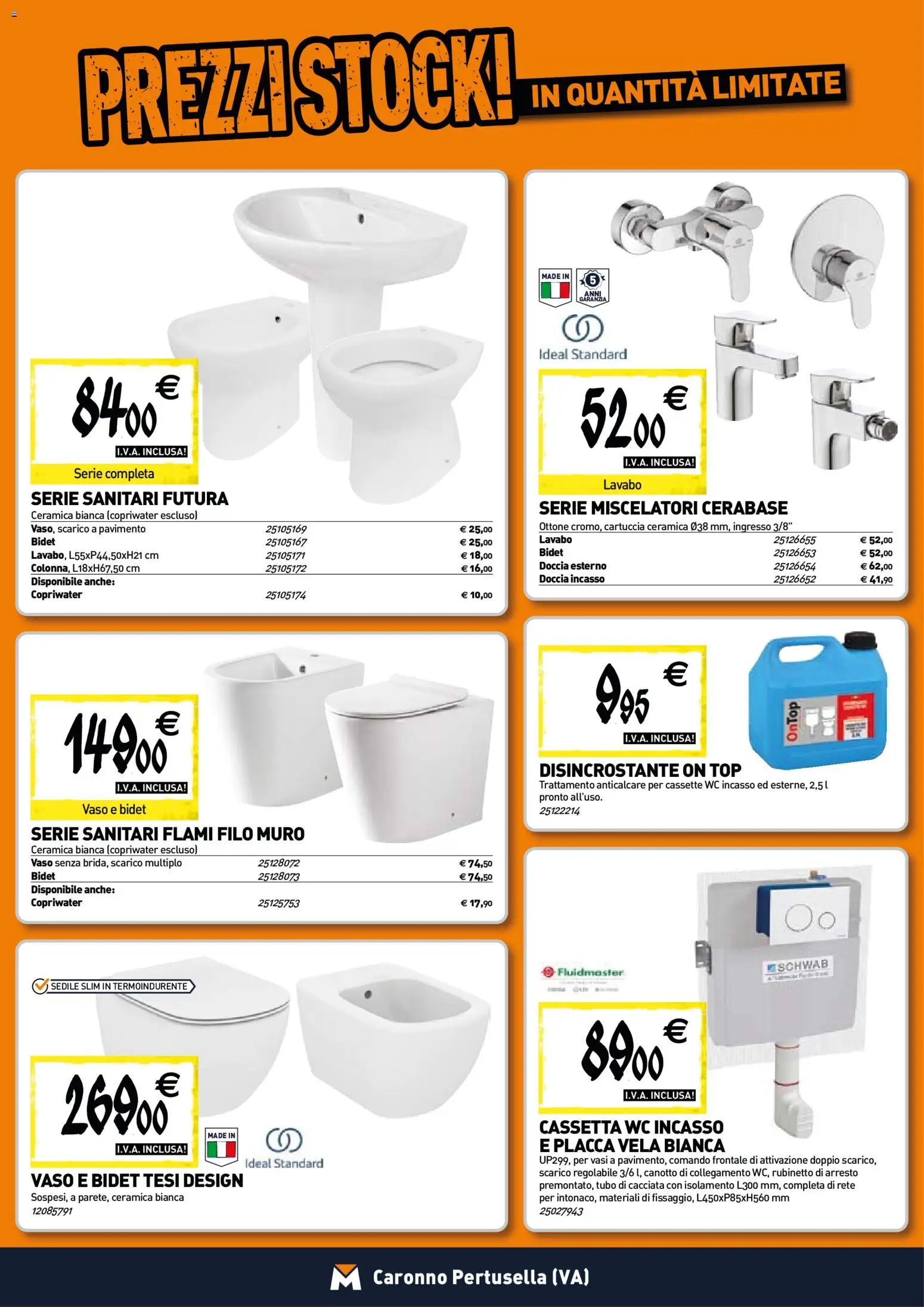 Volantino TECNOMAT del 28.05.2026 | Pagina: 4 | Prodotti: Pavimento, Tubo, WC, Vaso