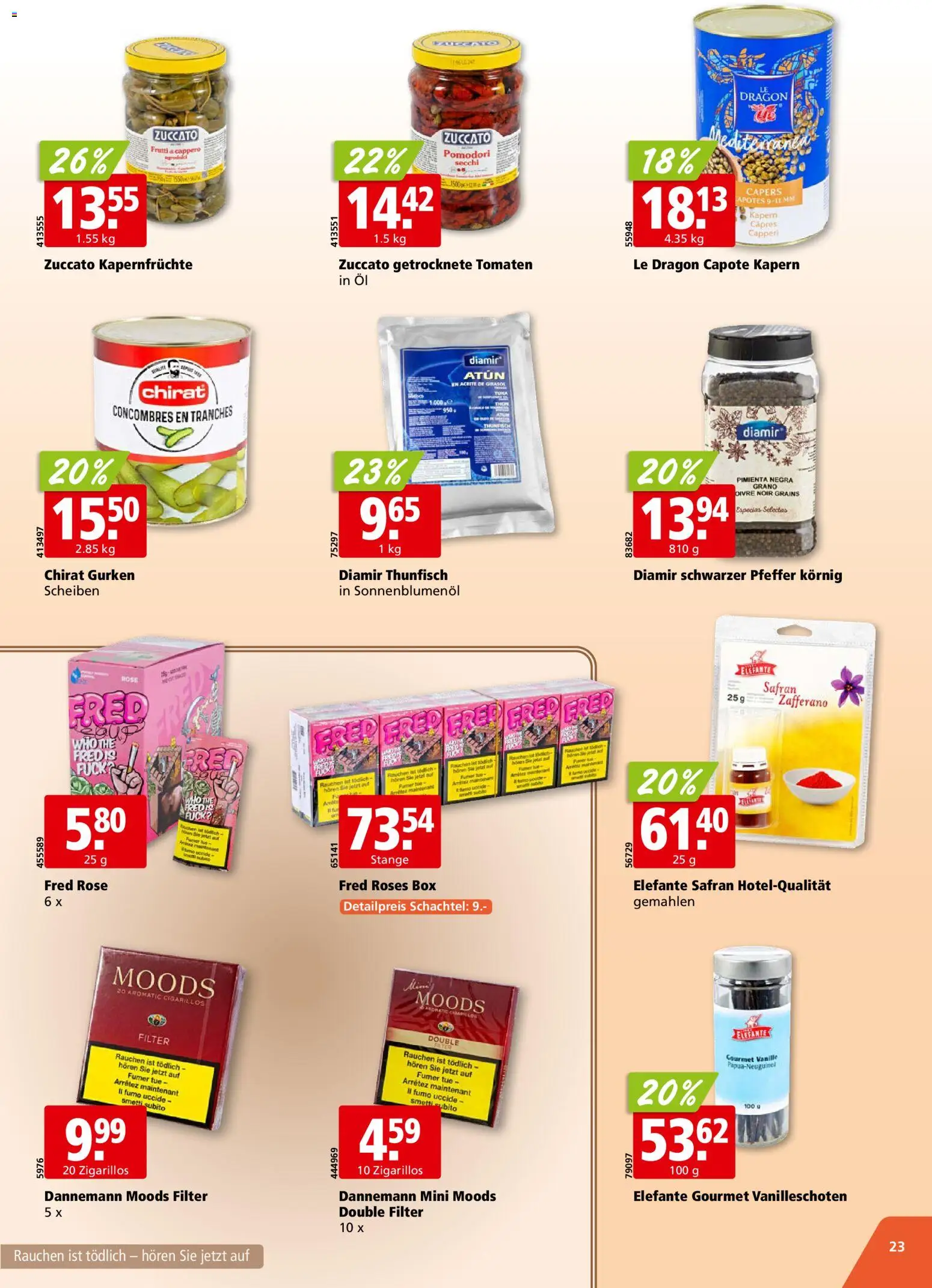 Aligro aktionen Schlieren, Gossau SG, Frauenfeld, Rapperswil-Jona, Sargans, Bern – gültig ab 03.08.2026 | Seite: 23 | Produkte: Box, Tomaten, Gurken, Pfeffer