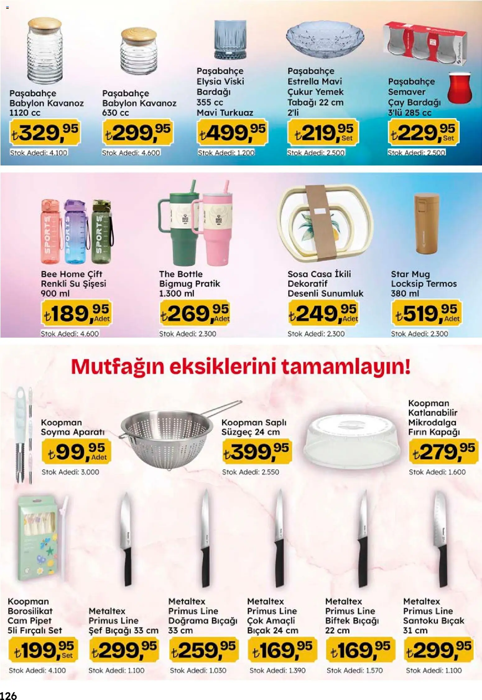 Migros Katalog - 5M Migroskop Dijital - 05 Ekim 2026 tarihinden itibaren geçerlidir | Sayfa: 126 | Ürünler: Çay, Viski, Su, Termos
