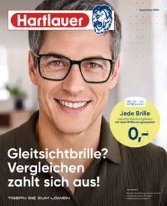 Hartlauer Gleitsichtbrille? Vergleichen zahlt sich aus! ab 01.09.2026 gültig