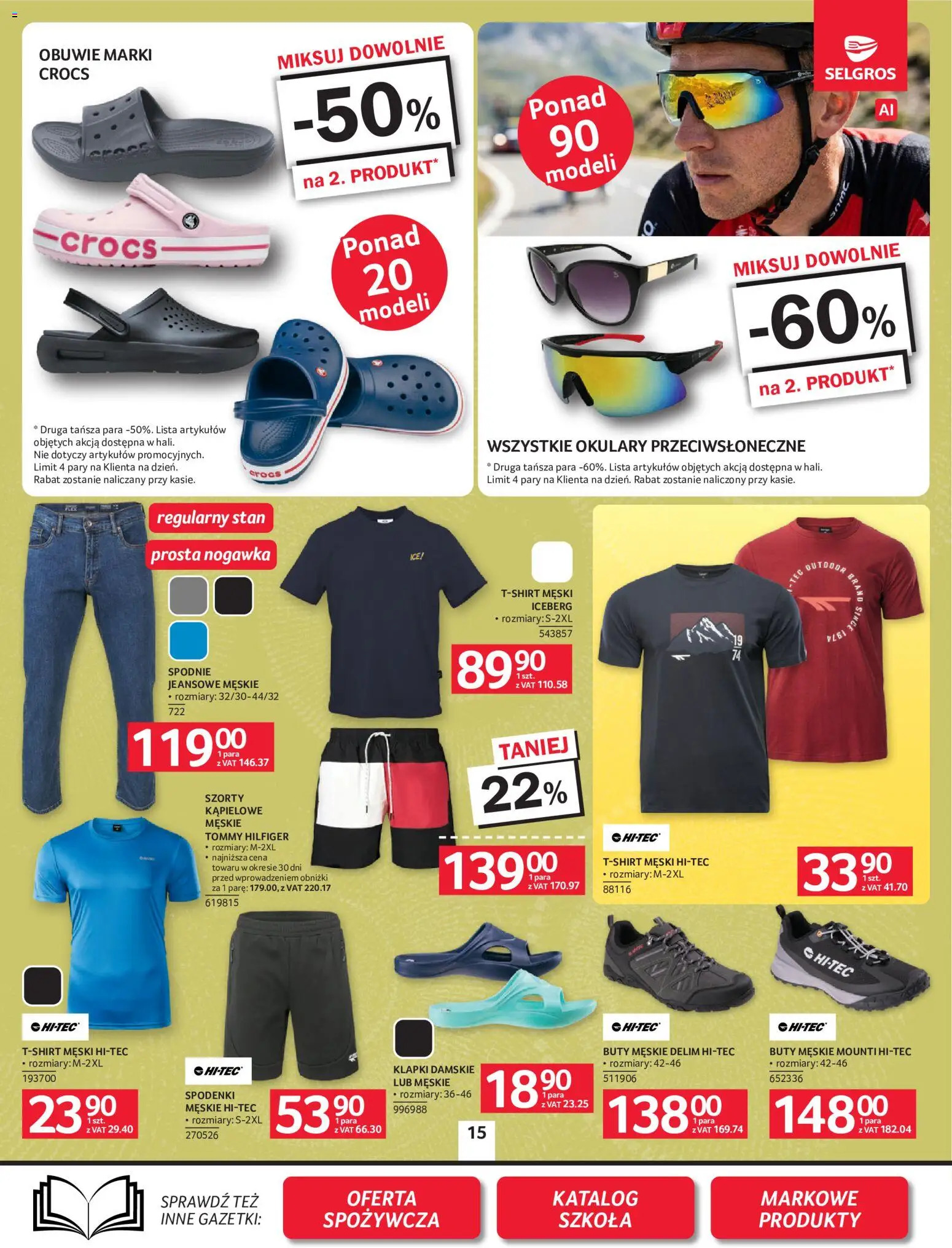 Selgros cash&carry gazetka - Oferta przemysłowa od 13.08.2026 | Strona: 17 | Produkty: Spodnie, Buty, Klapki damskie, Buty męskie
