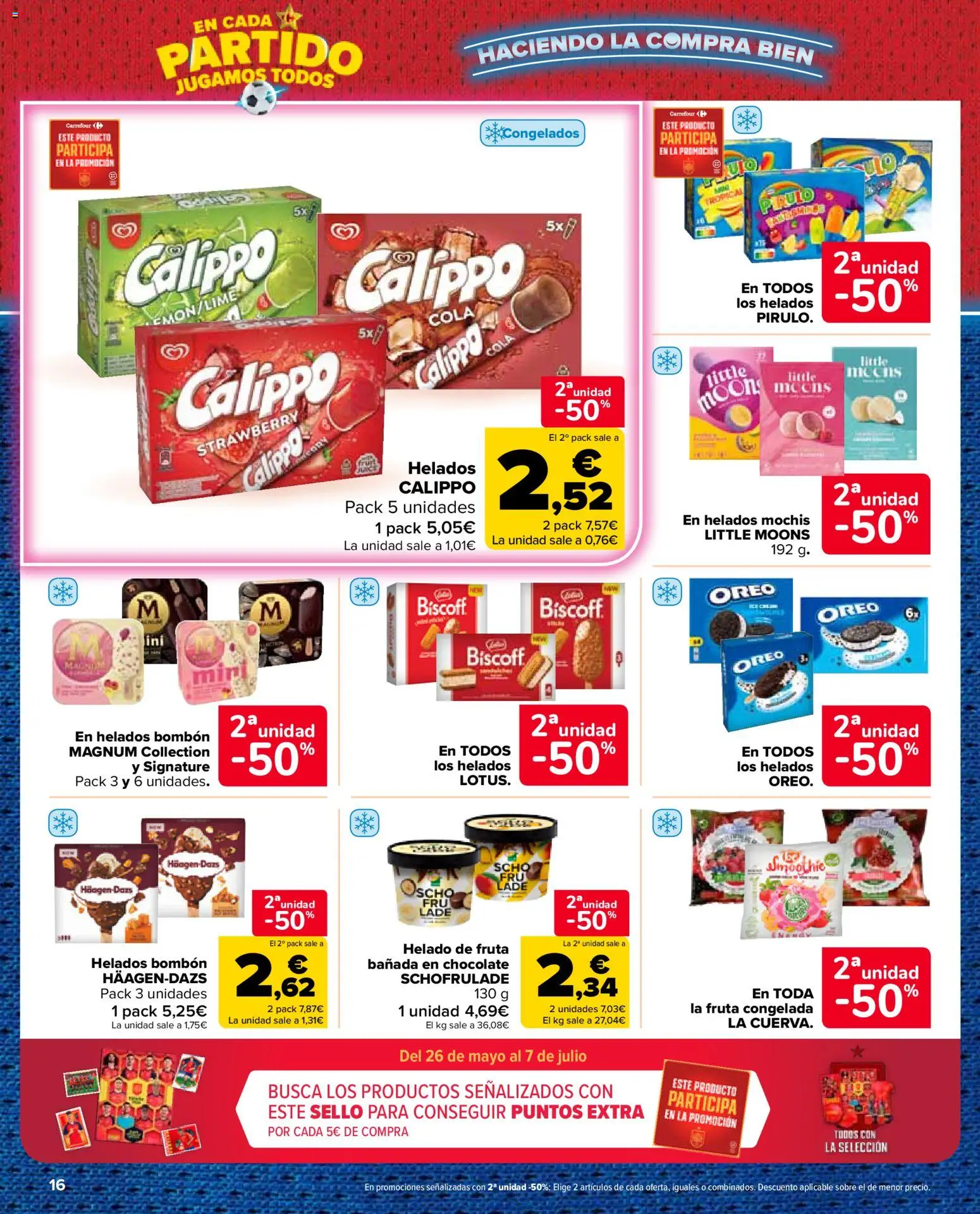 Carrefour Market folleto │ válido desde el 11.06.2026 | Página: 16 | Productos: Chocolate, Helado, Αφυγραντήρας