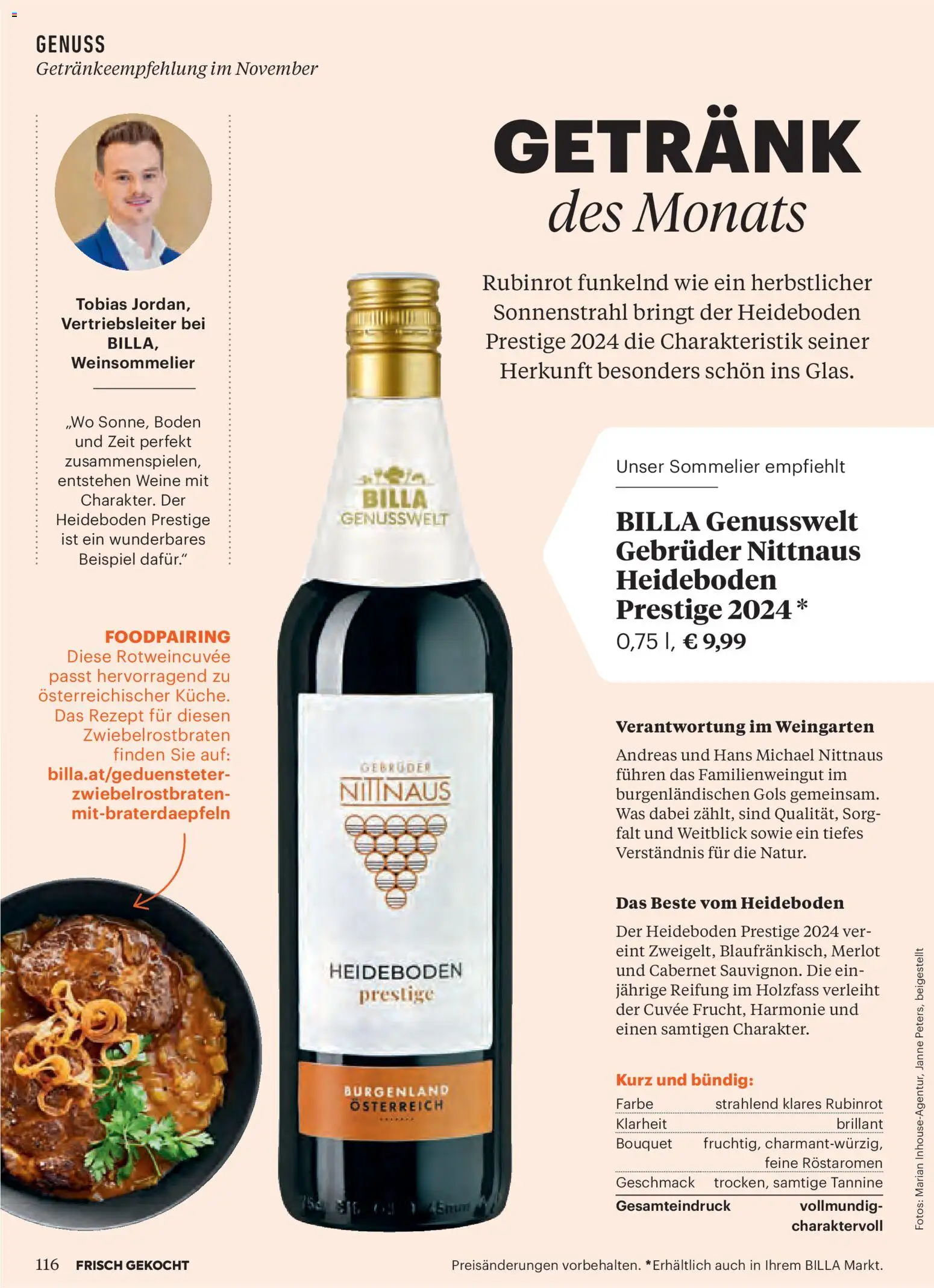 Billa AT akciós ujság - amely érvényes a következő dátumtól: 2026.11.01. | Oldal: 116 | Termékek: Cabernet, Cuvée