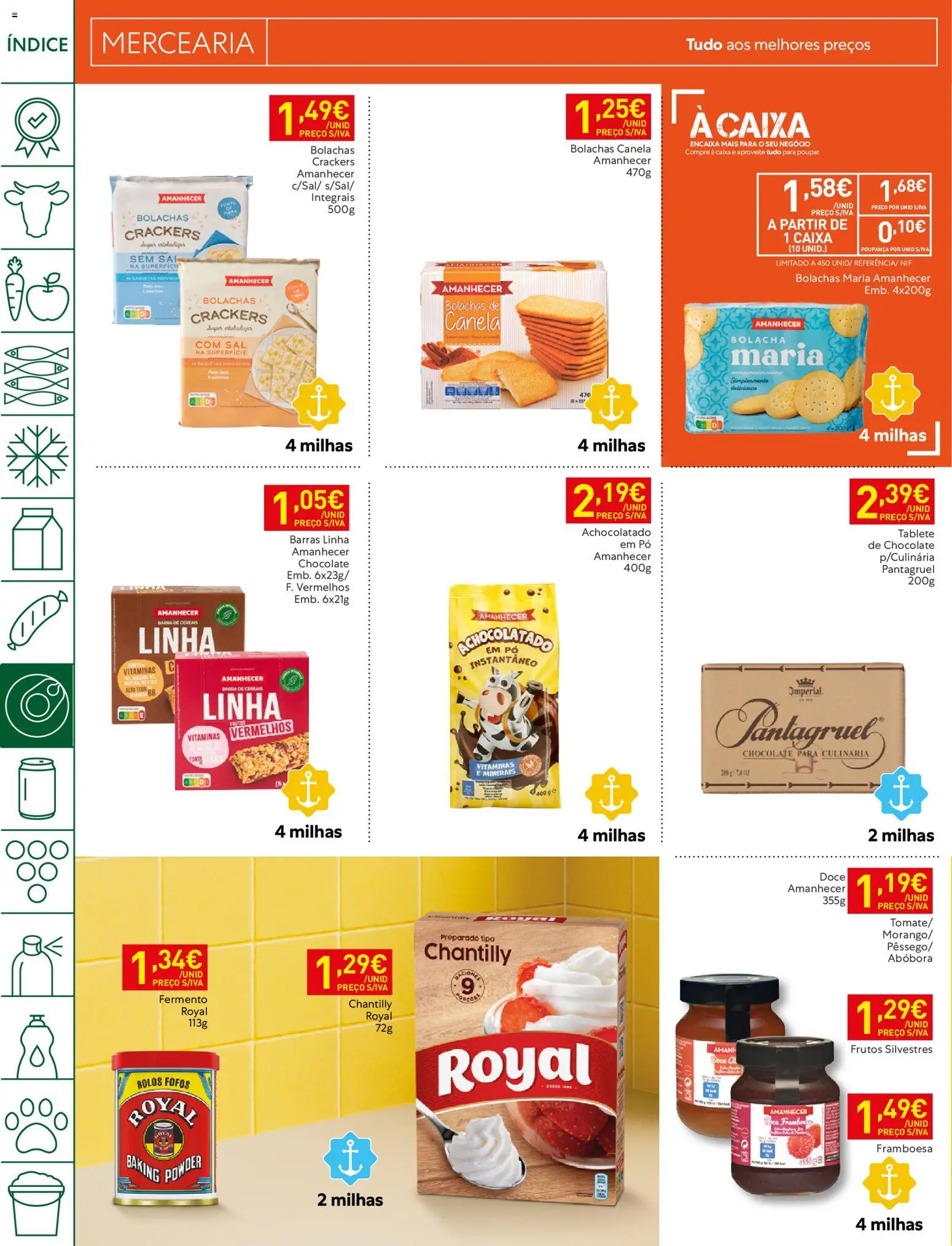 Recheio folheto Madeira │ válido de 20/10/2026 | Página: 18 | Produtos: Chantilly, Sal, Chocolate, Abóbora