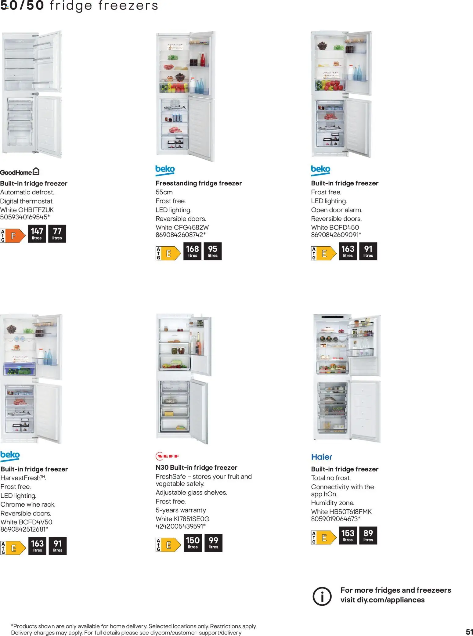{H1} | Page: 51 | Products: Door, Doors, Wine, Freezer
