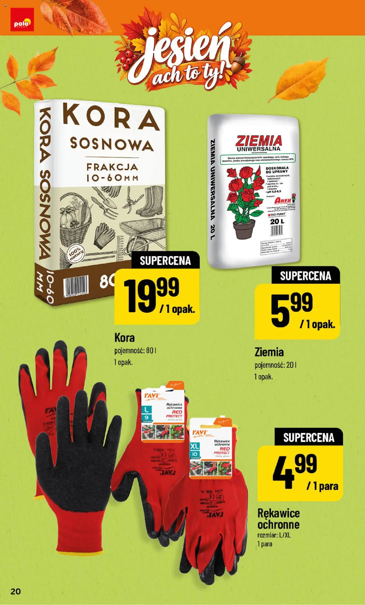 POLOmarket katalog - Jesień od 25.09.2026 | Strona: 20 | Produkty: Ziemia uniwersalna, Ziemia
