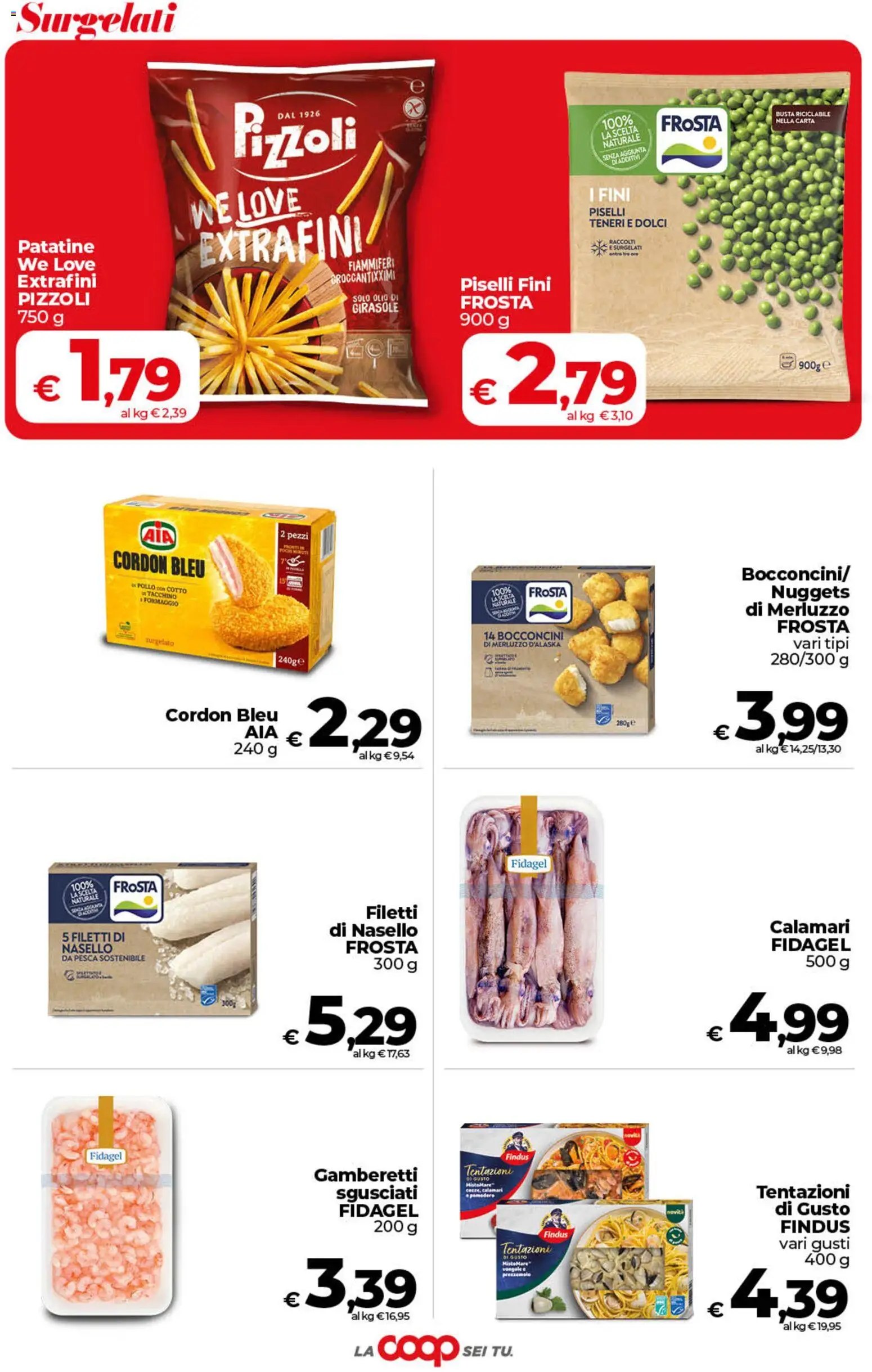 Volantino COOP del 10/07/2026 | Pagina: 21 | Prodotti: Pollo, Nuggets, Prezzemolo, Piselli