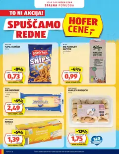 Hofer katalog akcije – veljaven od 21.10.2026 | Stran: 4 | Izdelki: Ementalec, Kos, Flips, Sir