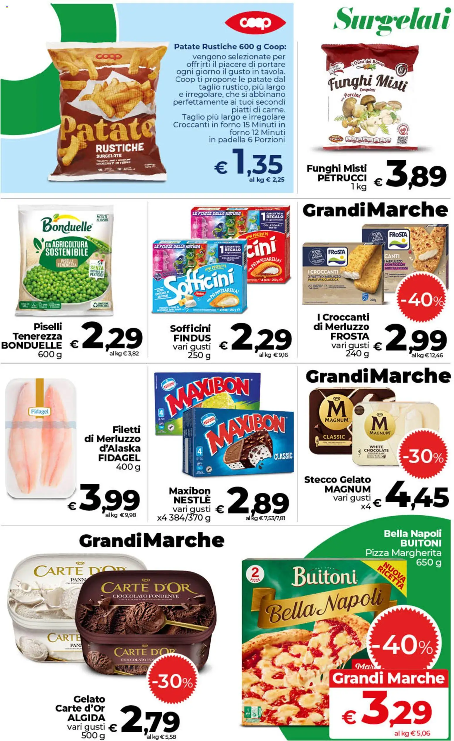 Volantino COOP del 11/09/2026 | Pagina: 29 | Prodotti: Cioccolato, Magnum, Gelato, Mozzarella