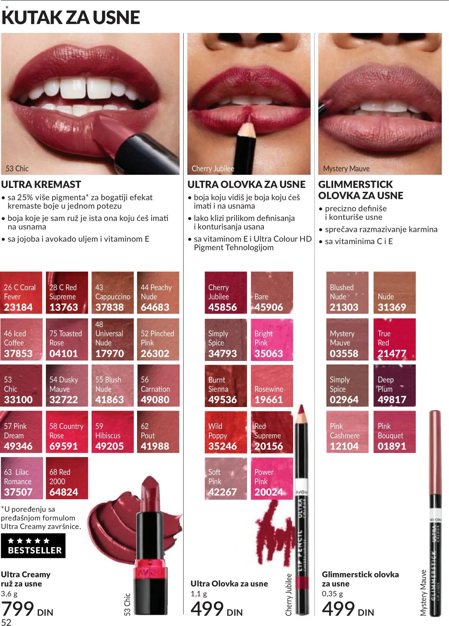 AVON katalog - važi od 01.05.2026 | Strana: 52 | Proizvode: Avokado