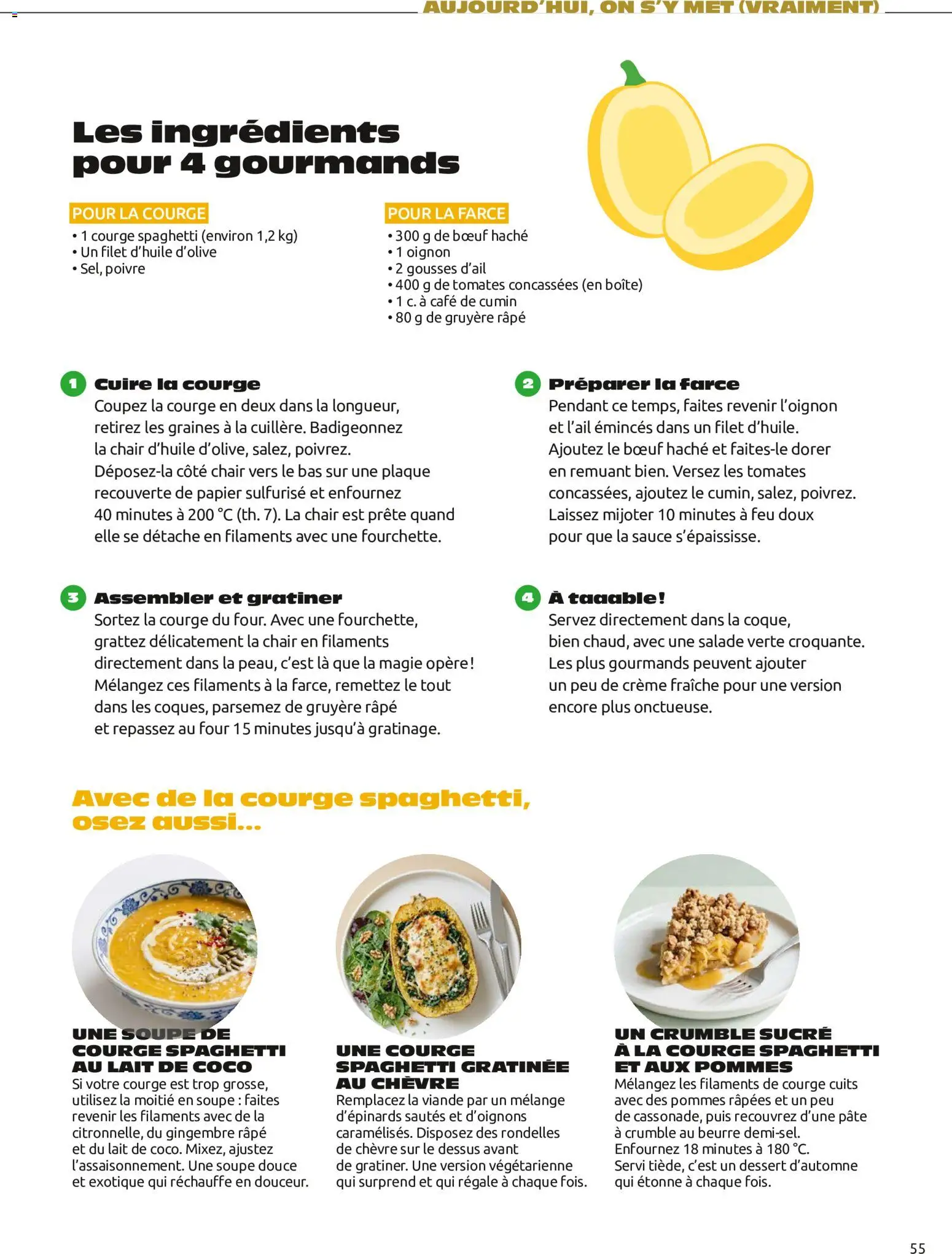 {H1} | Page: 55 | Produits: Sucre, Gingembre, Pâte, Salade verte