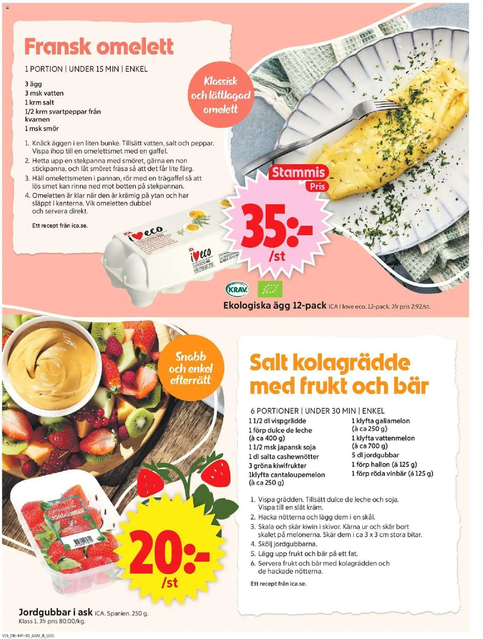 ICA Supermarket reklamblad aktuell från 04.05.2026 | Sida: 6 | Produkter: Soja, Jordgubbar, Häll, Stekpanna