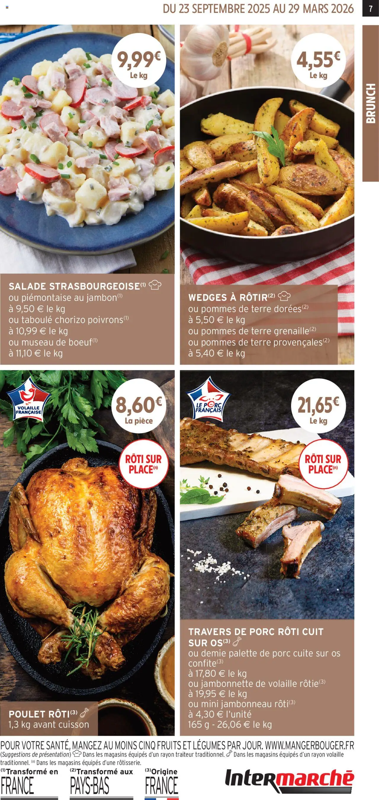 {H1} | Page: 7 | Produits: Volaille, Ribs, Porc, Pommes de terre