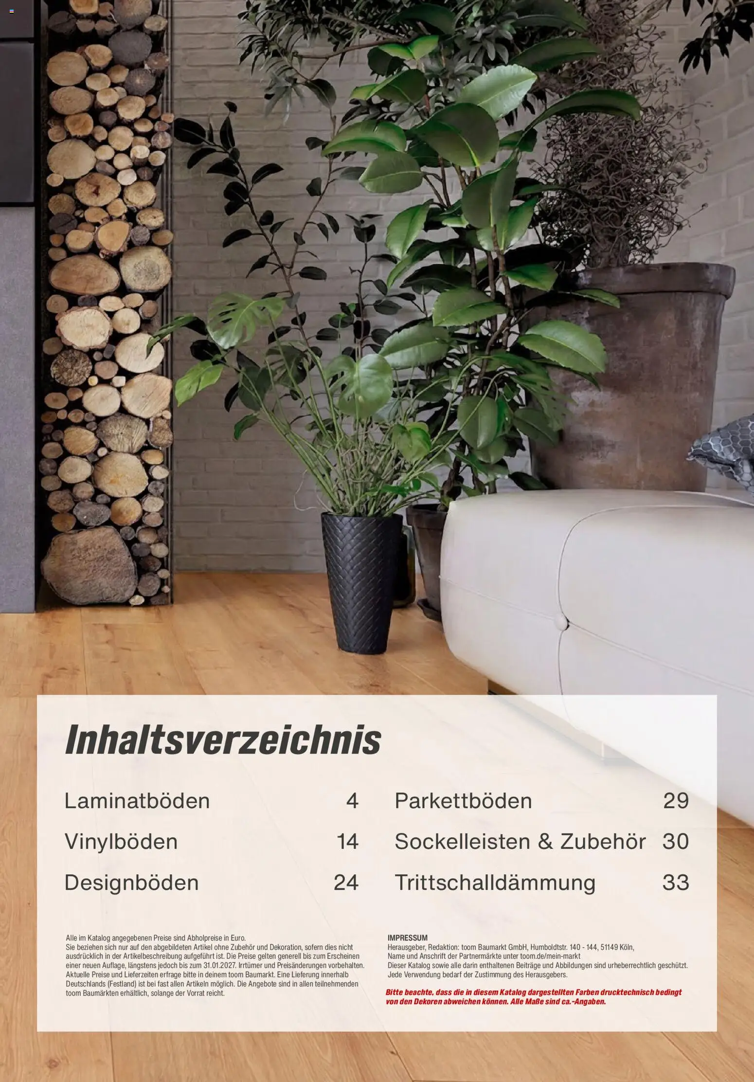 Toom Baumarkt Bodenbeläge & Zubehör – gültig ab 01.01.2026 | Seite: 3