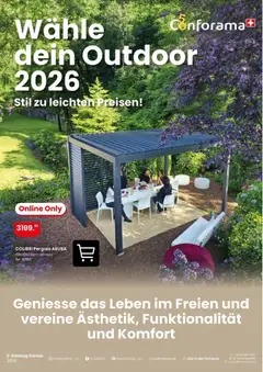 Conforama aktionen Sonnenschirme ab 07.10.2026 gültig