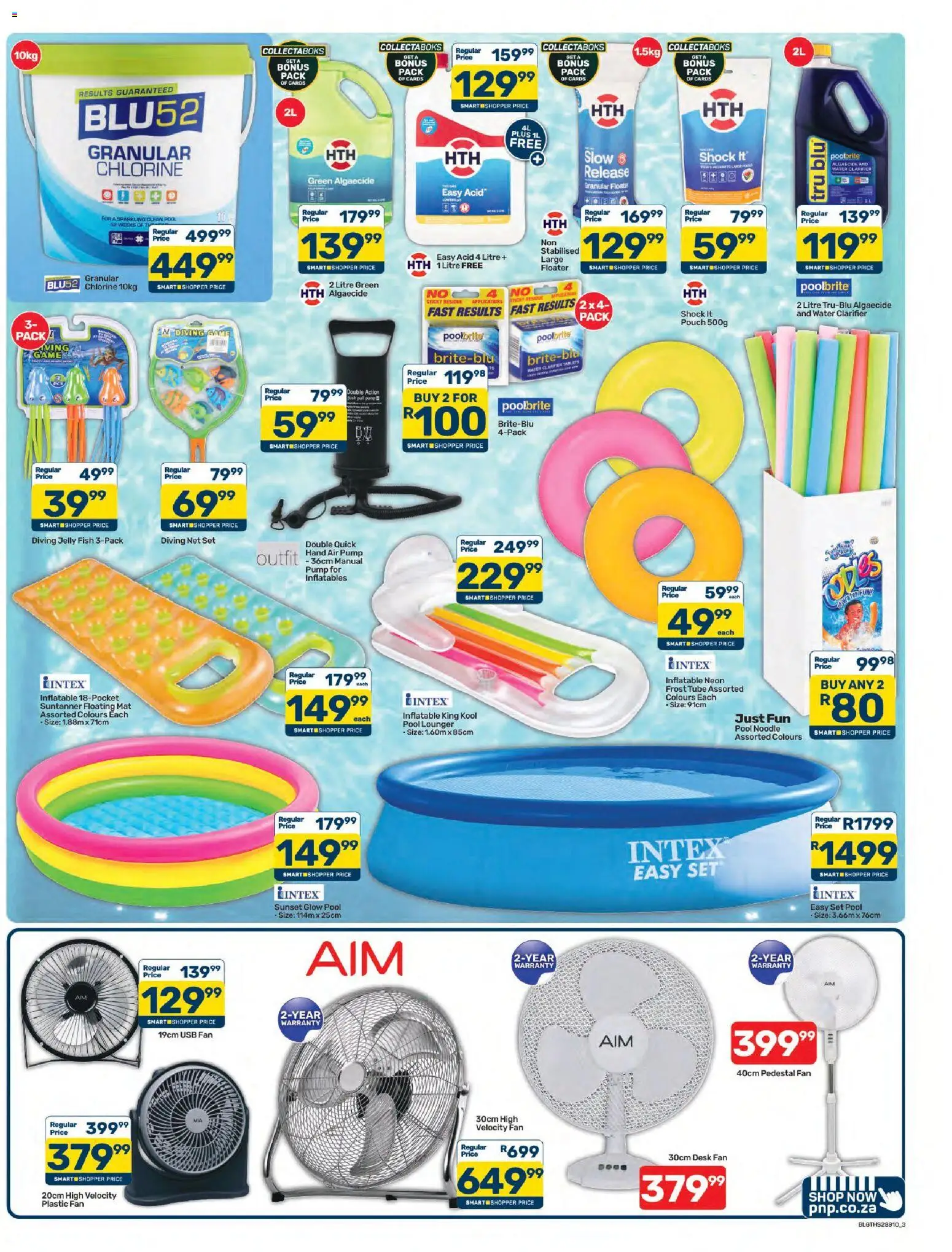 New Pick n Pay catalogue – valid from 19/10/2026 | Page: 3 | Products: Desk, Pedestal, Fish, Water