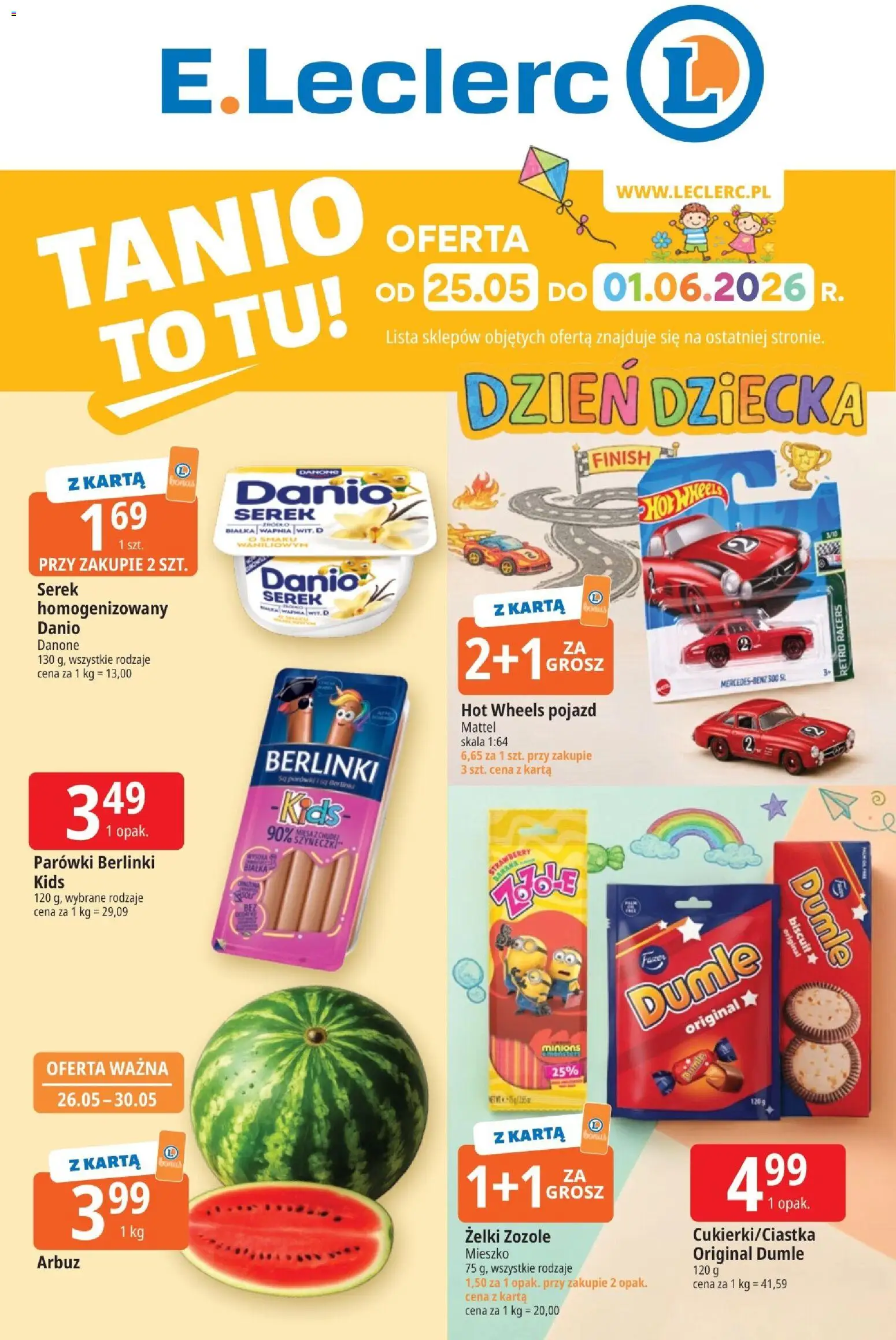 E.Leclerc gazetka - Elbląg od 25.05.2026 | Strona: 1