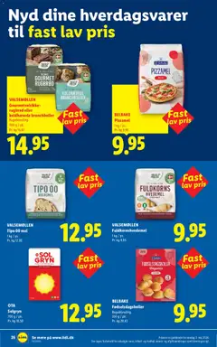 Lidl - Nyd hver dag til fast lav pris gyldig fra 03/05/2026 | Side: 26 | Produkter: Brød, Mel, Havregryn, Rugbrød