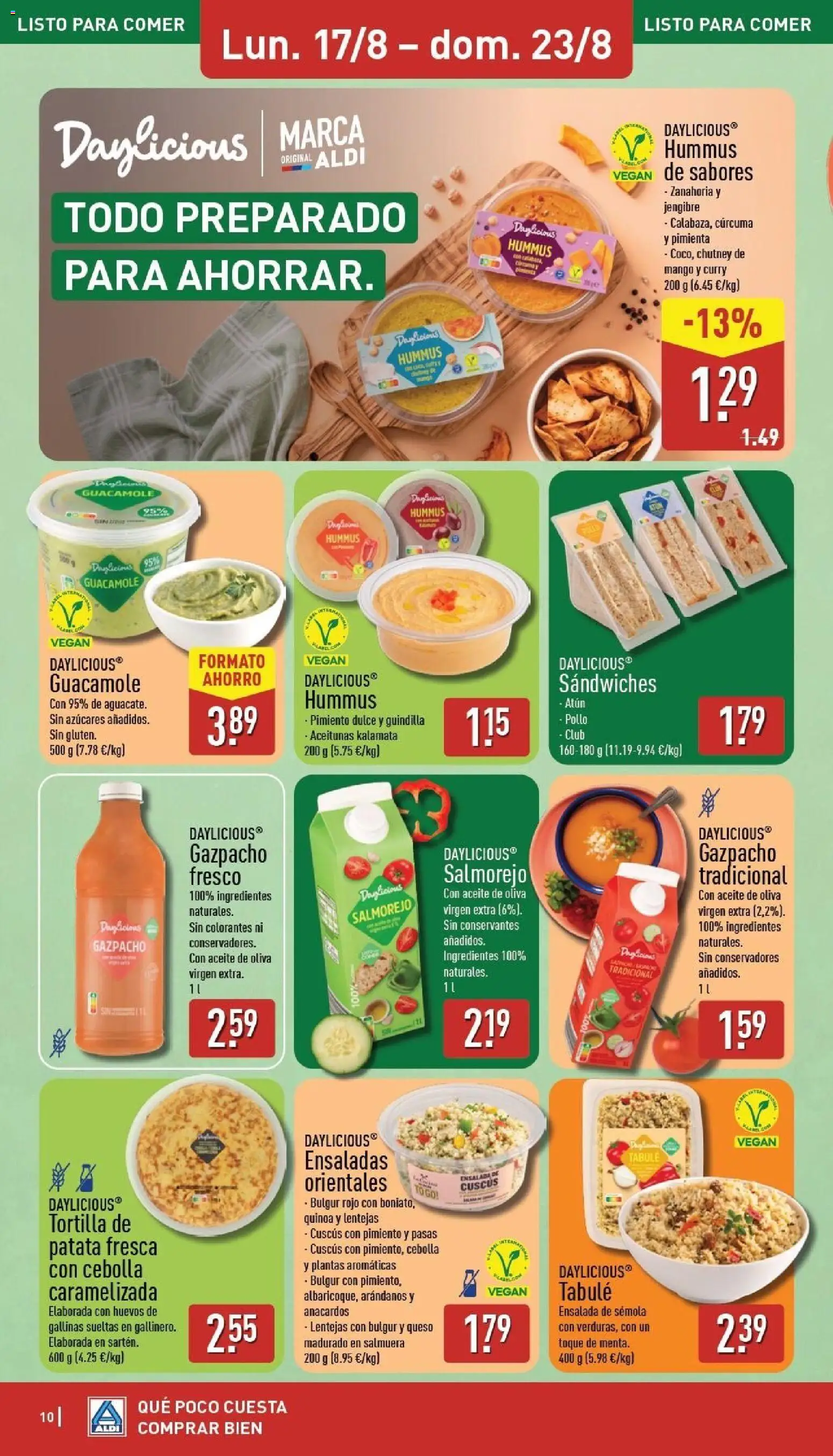 Aldi folleto Baleares │ válido desde el 17/08/2026 | Página: 10 | Productos: Aceitunas, Jengibre, Guindilla, Cebolla