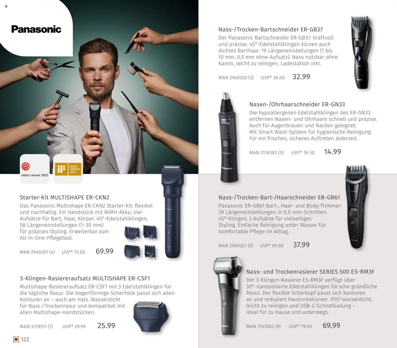 Müller Haushaltskatalog – gültig ab 01.10.2026 | Seite: 122 | Produkte: Panasonic, Wasser