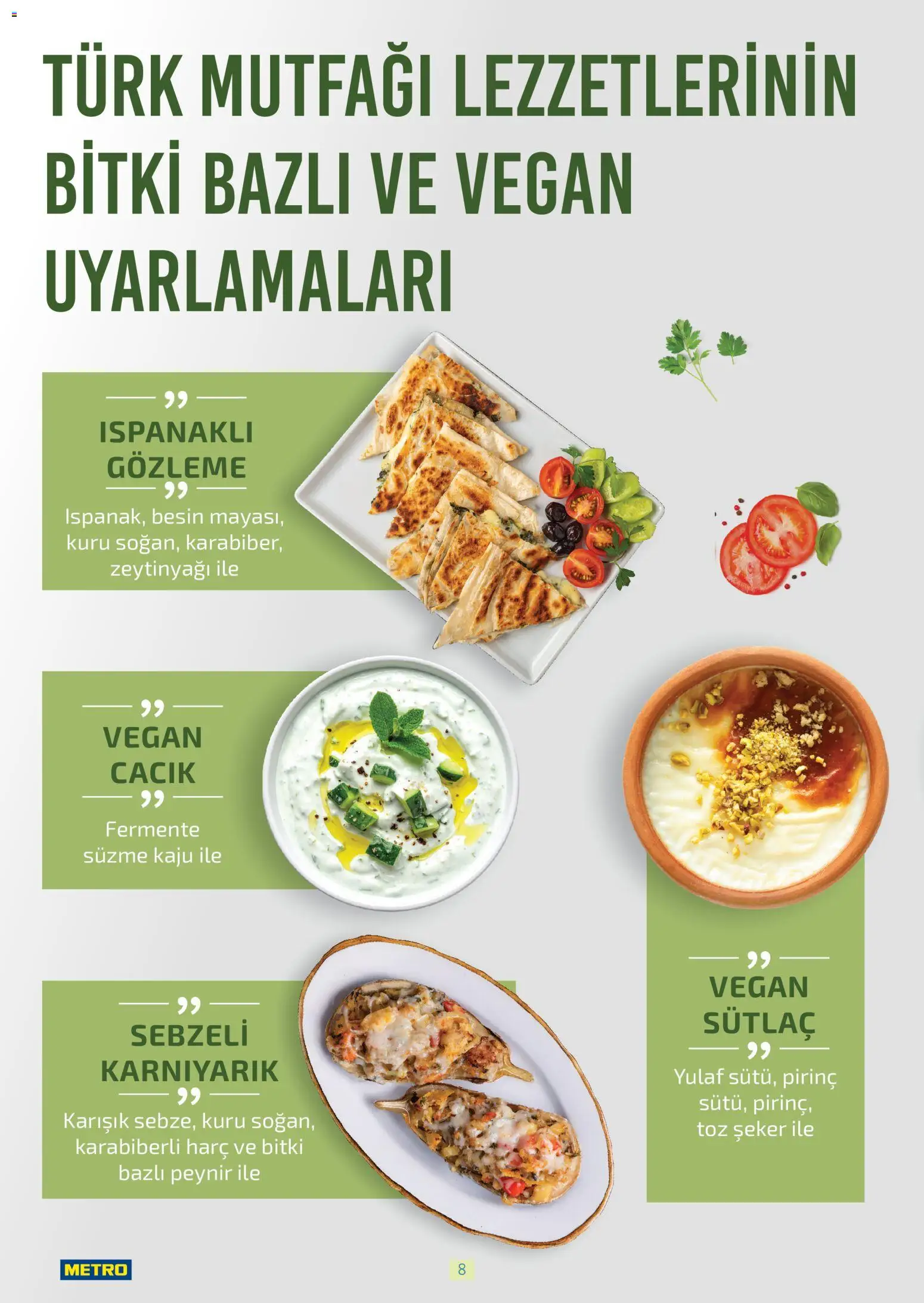 Metro - Bitki Bazlı ve Vegan 2025 - 21 Ekim 2025 tarihinden itibaren geçerlidir | Sayfa: 8 | Ürünler: Peynir, Pirinç, Zeytinyağı, Toz şeker