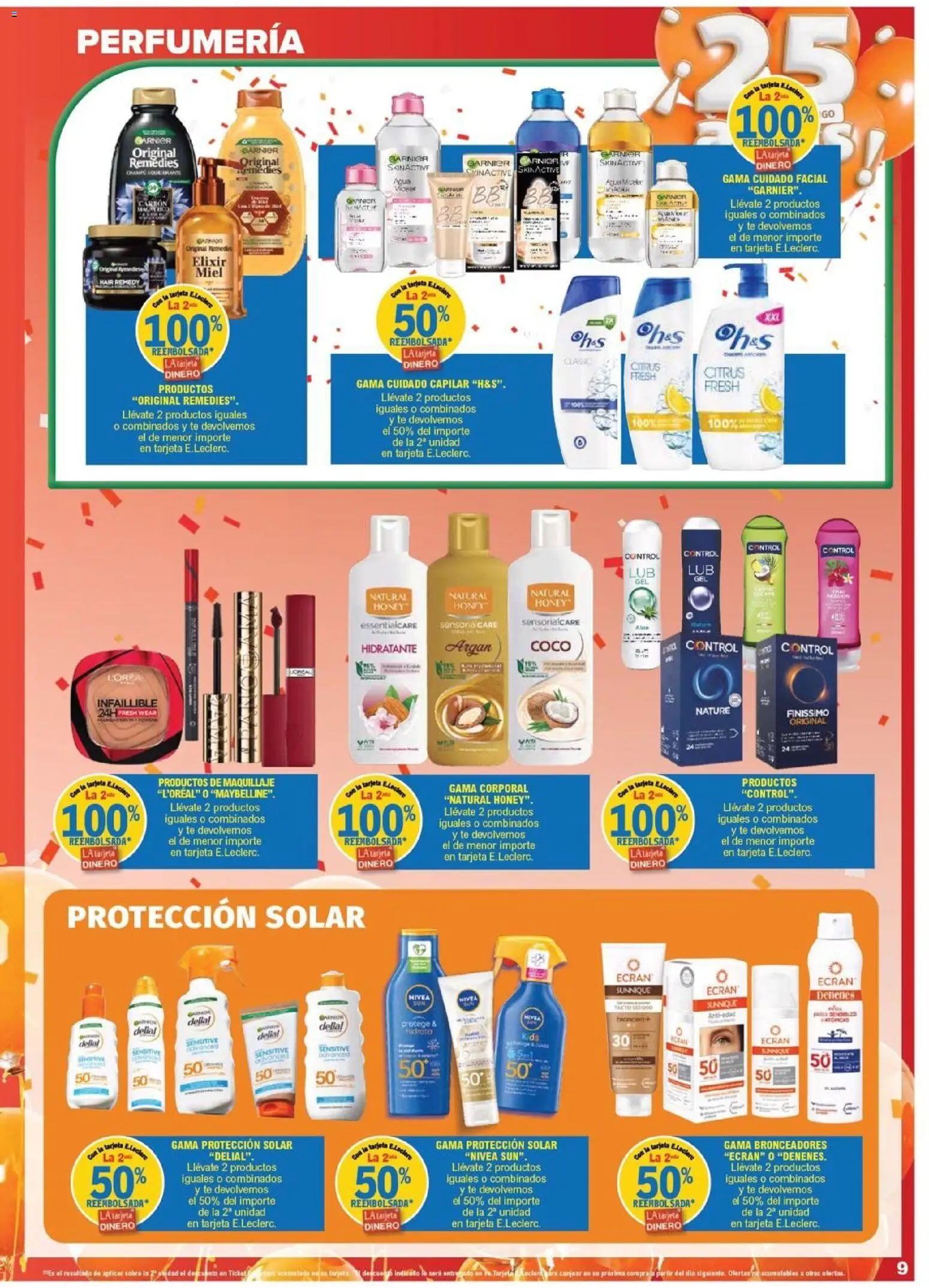E.Leclerc folleto Salamanca │ válido desde el 15/07/2026 | Página: 9 | Productos: Maquillaje, Ψηφιακή κάμερα, Τυρόπιτα, Té