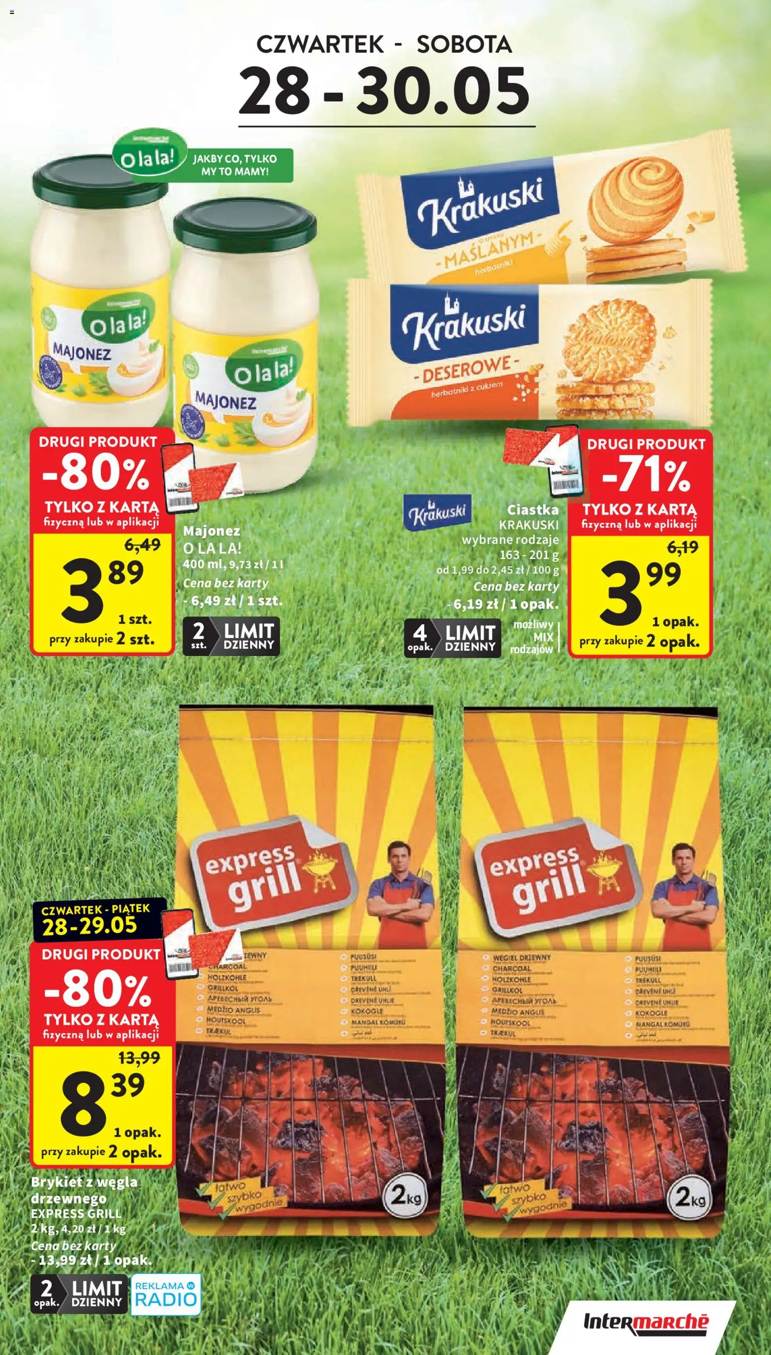 Intermarche gazetka od 28.05.2026 | Strona: 9 | Produkty: Radio, Grill, Herbatniki, Ciastka