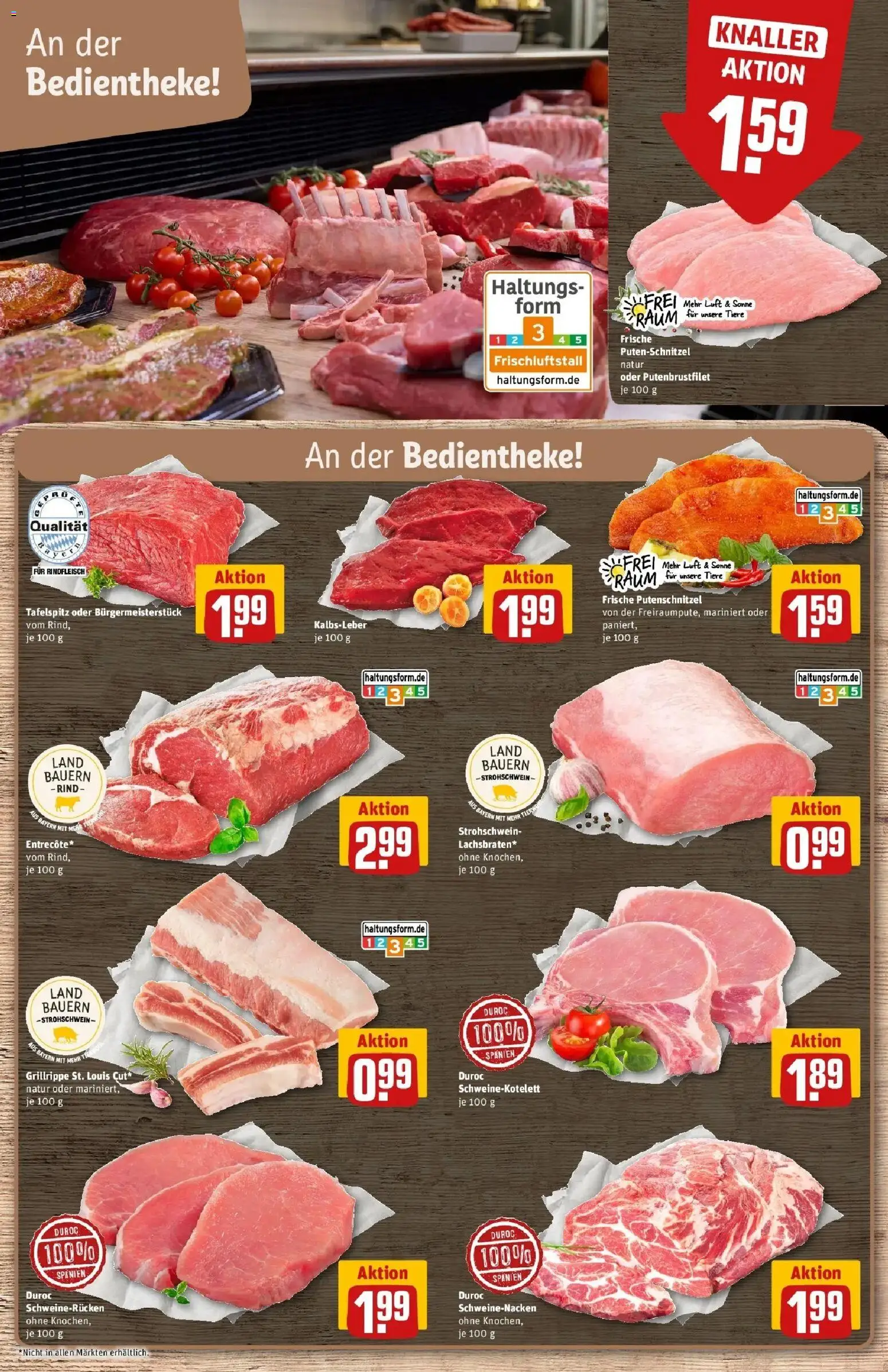 Rewe Prospekt Pegnitz – gültig ab 27.07.2026 | Seite: 8 | Produkte: Tafelspitz, Schweinenacken, Kalbsleber, Schweinerucken