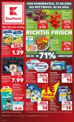 Kaufland Prospekt Köln ab 27.08.2026 gültig