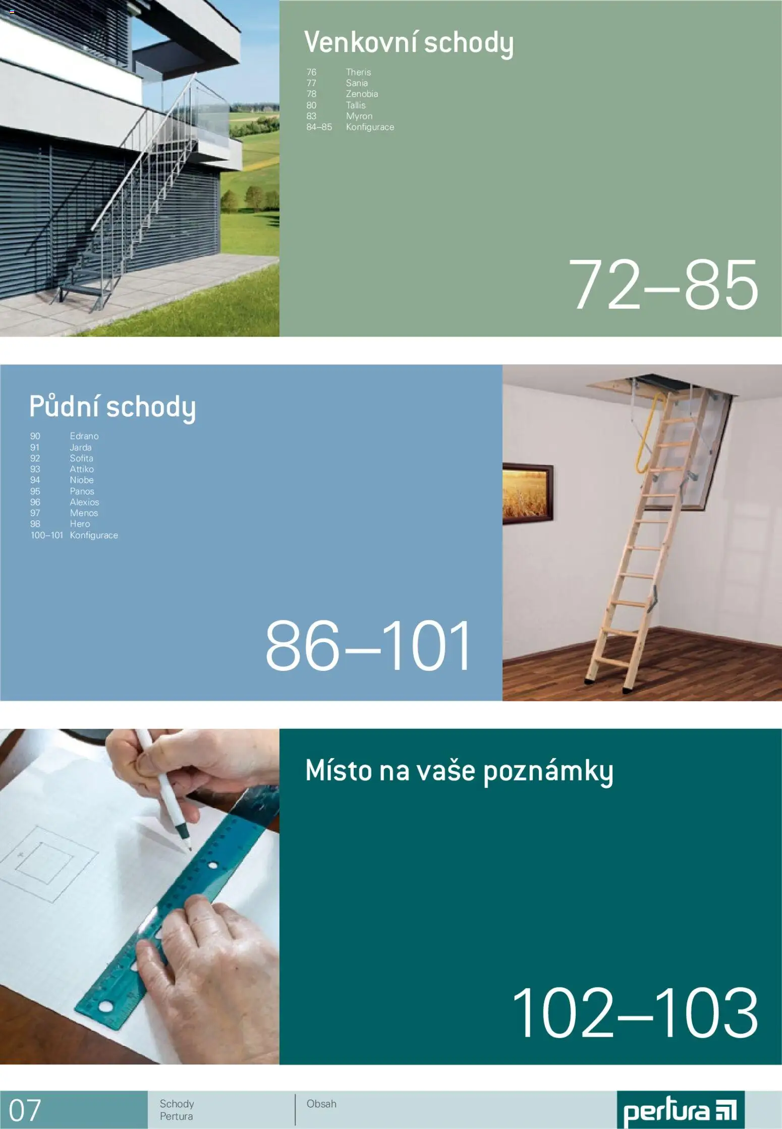 HORNBACH leták - Schody Pertura od 05.08.2026 | Strana: 7