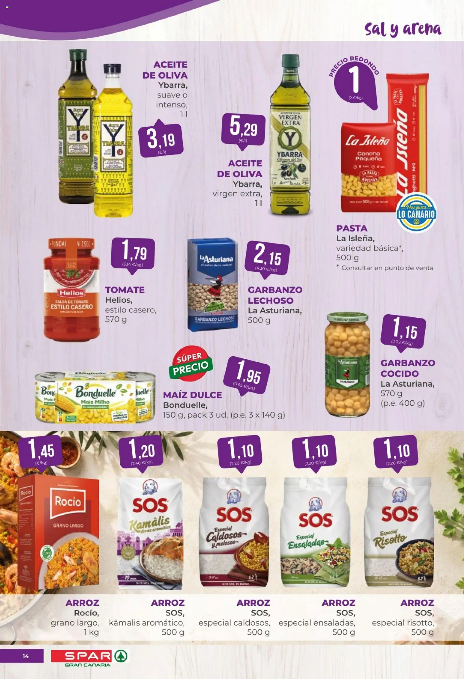 Spar folleto │ válido desde el 21/08/2026 | Página: 14 | Productos: Dulce, Maíz, Tomate, Sal