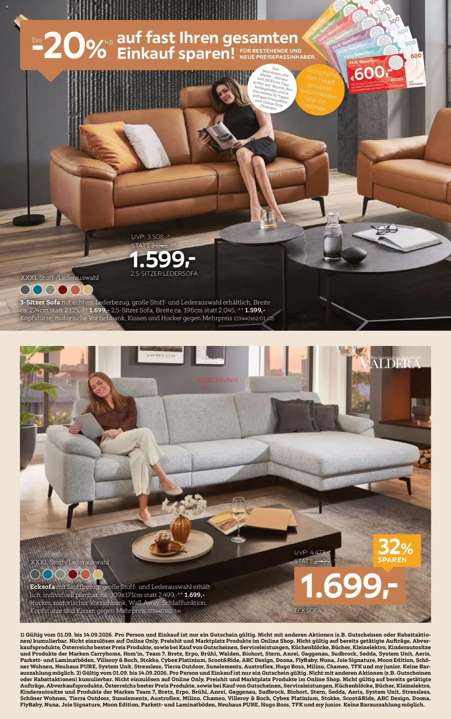 XXXLutz Sitzgarnituren gültig ab 01.09.2026 | Seite: 4 | Produkte: Kissen, Sofa