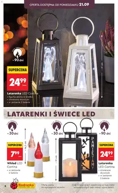 Pogląd oferty "Biedronka gazetka - Znicze" - ważna od 21.09.2026 | Strona: 8 | Produkty: Baterie, Świece