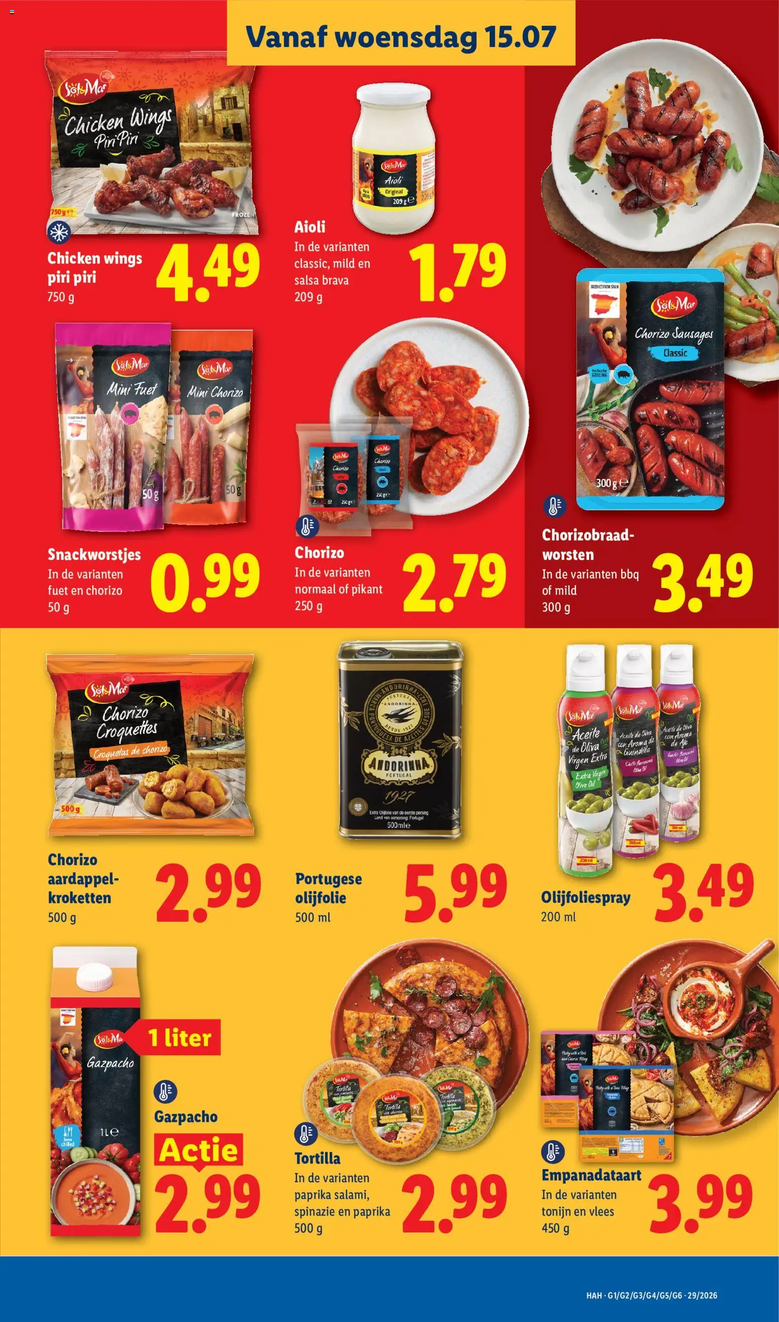 {H1} | Pagina: 19 | Producten: Kroketten, Olijfolie, Tonijn, Paprika