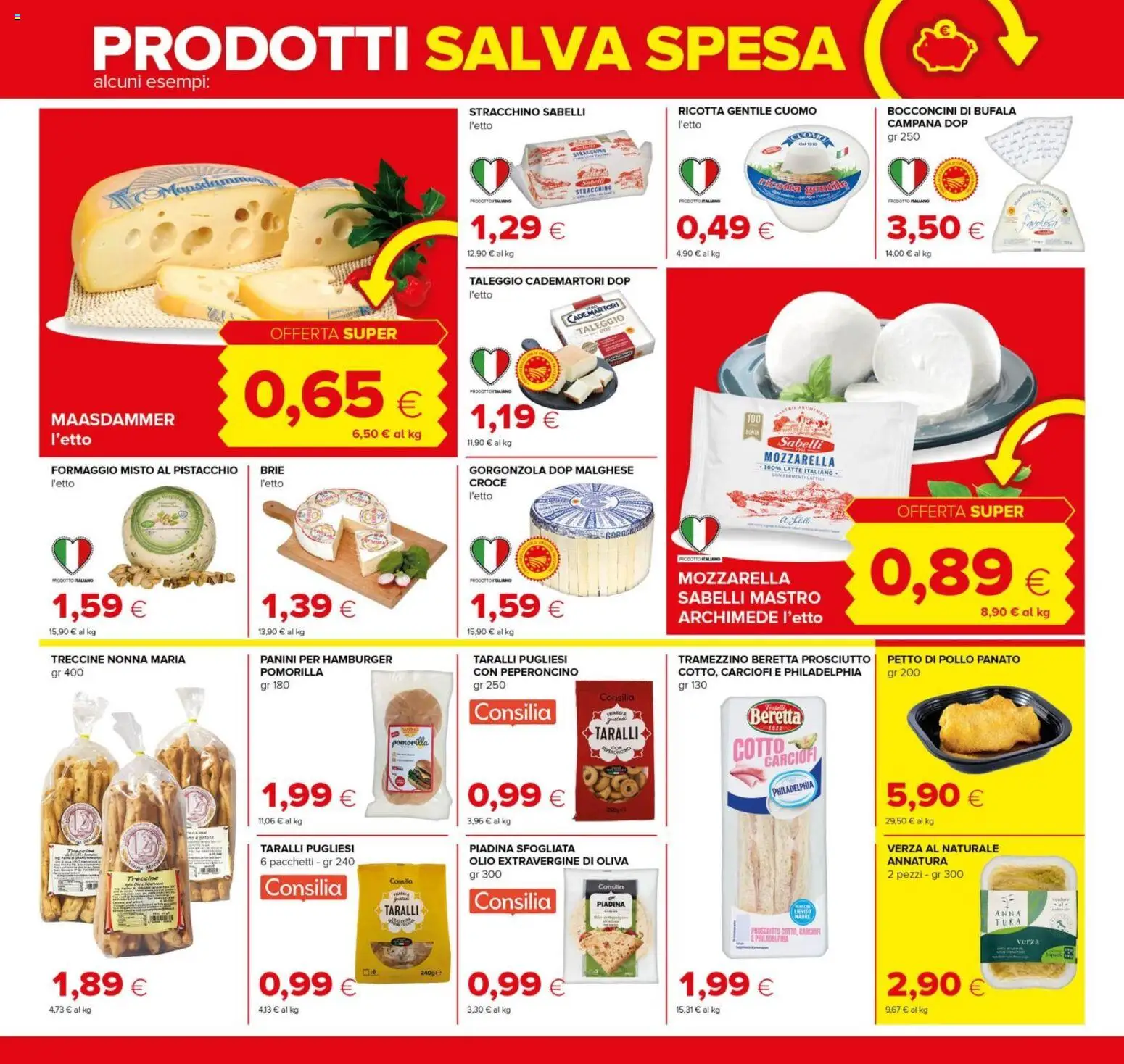Volantino Tigre del 08/10/2026 | Pagina: 5 | Prodotti: Petto di Pollo, Peperoncino, Stracchino, Taralli