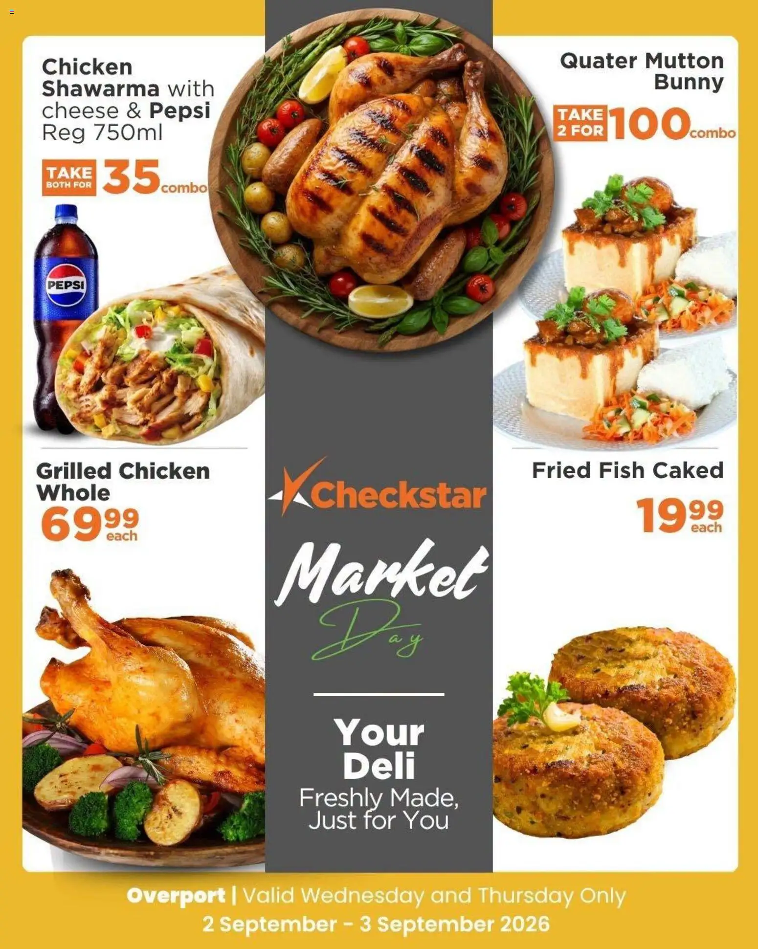 New Check Star catalogue – valid from 02/09/2026 | Page: 4 | Products: Cheese, Chicken, Fish