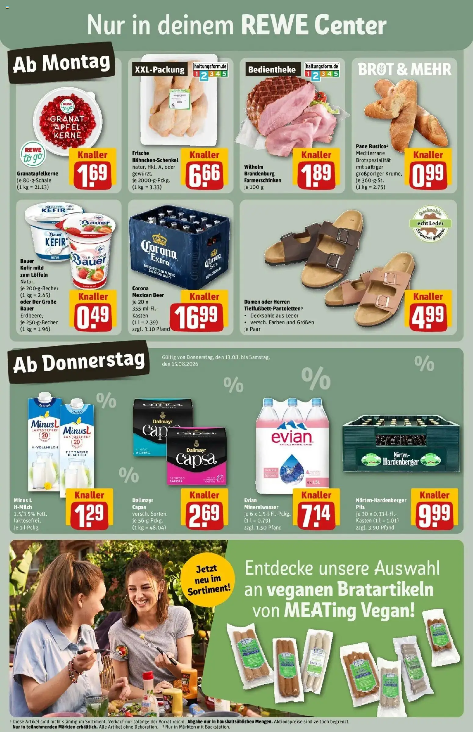 REWE Prospekt ab 10.08.2026 zum Blättern » Angebote | Seite: 5 | Produkte: Kefir, Pane, Dallmayr, Brot