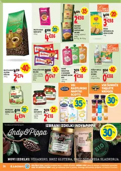 E.leclerc katalog akcije – veljaven od 24.06.2026 | Stran: 26 | Izdelki: Napitki, Namaz, Kruh, Kosmici